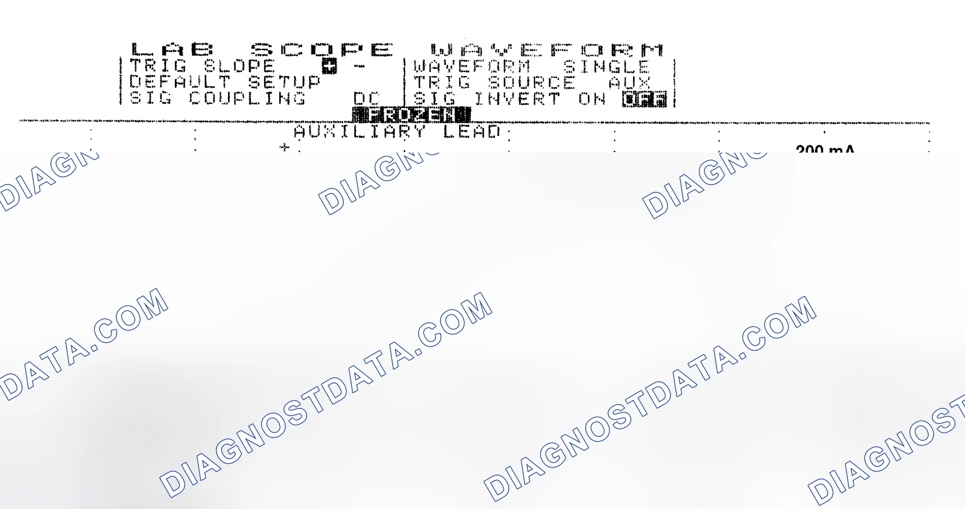 Scheme 13: Single Injector w/Normal Current Flow - Current Pattern