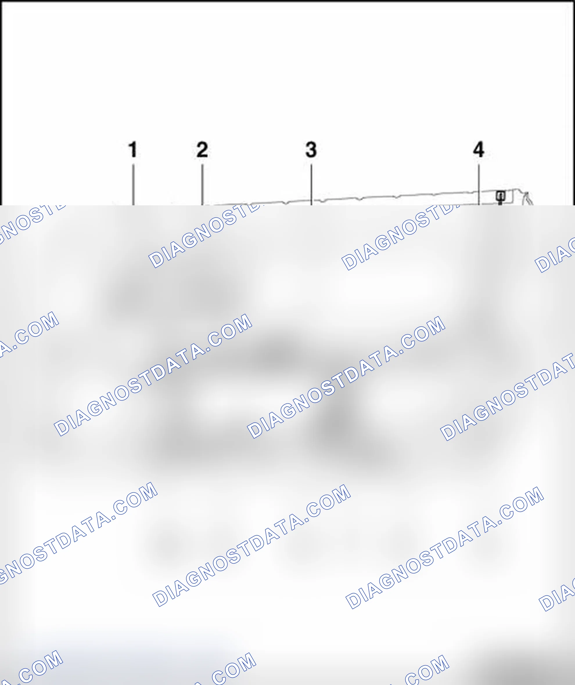Scheme 89: Exploded view of door trim cable routing