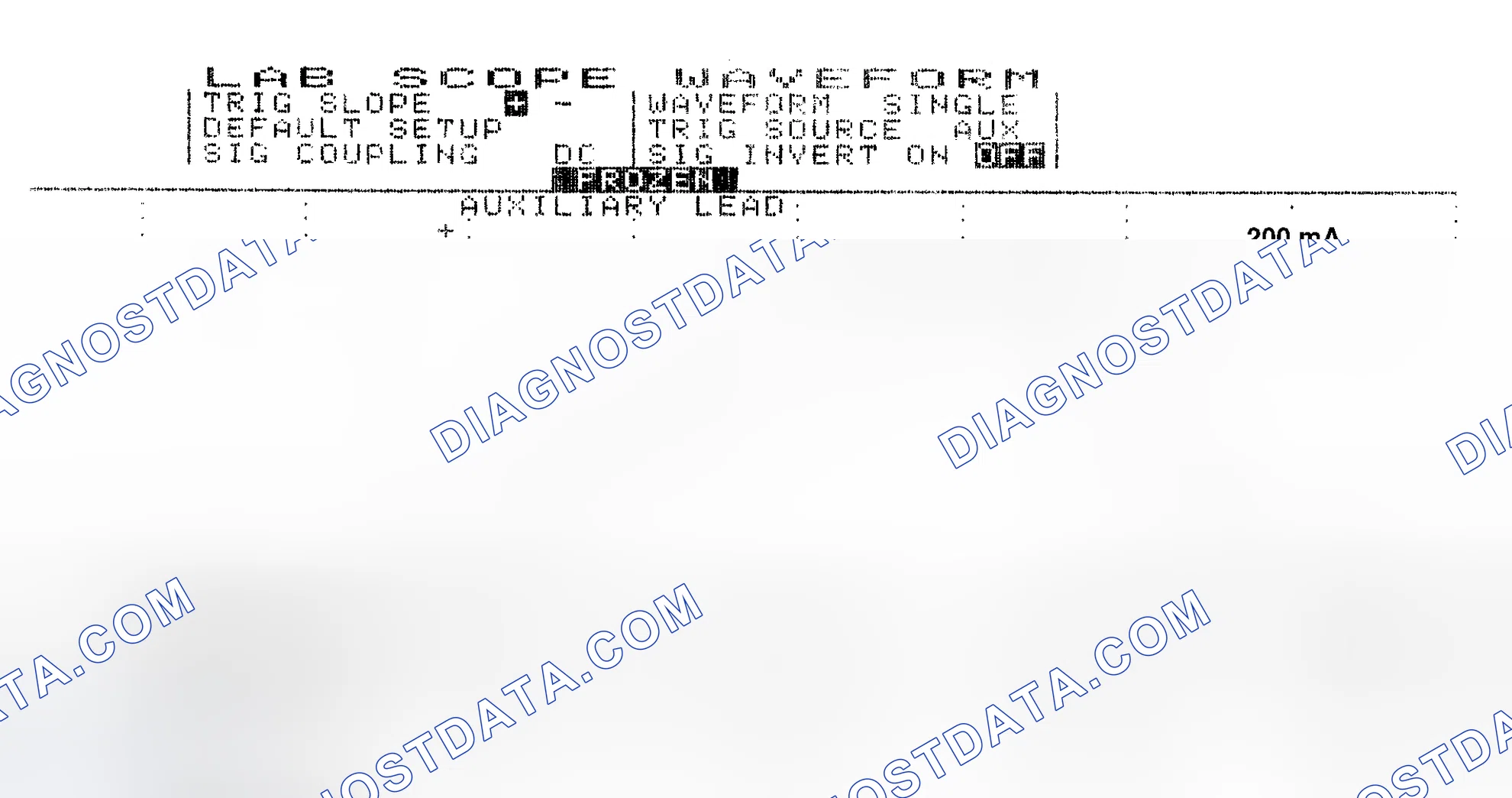 Scheme 13: Single Injector w/Normal Current Flow - Current Pattern