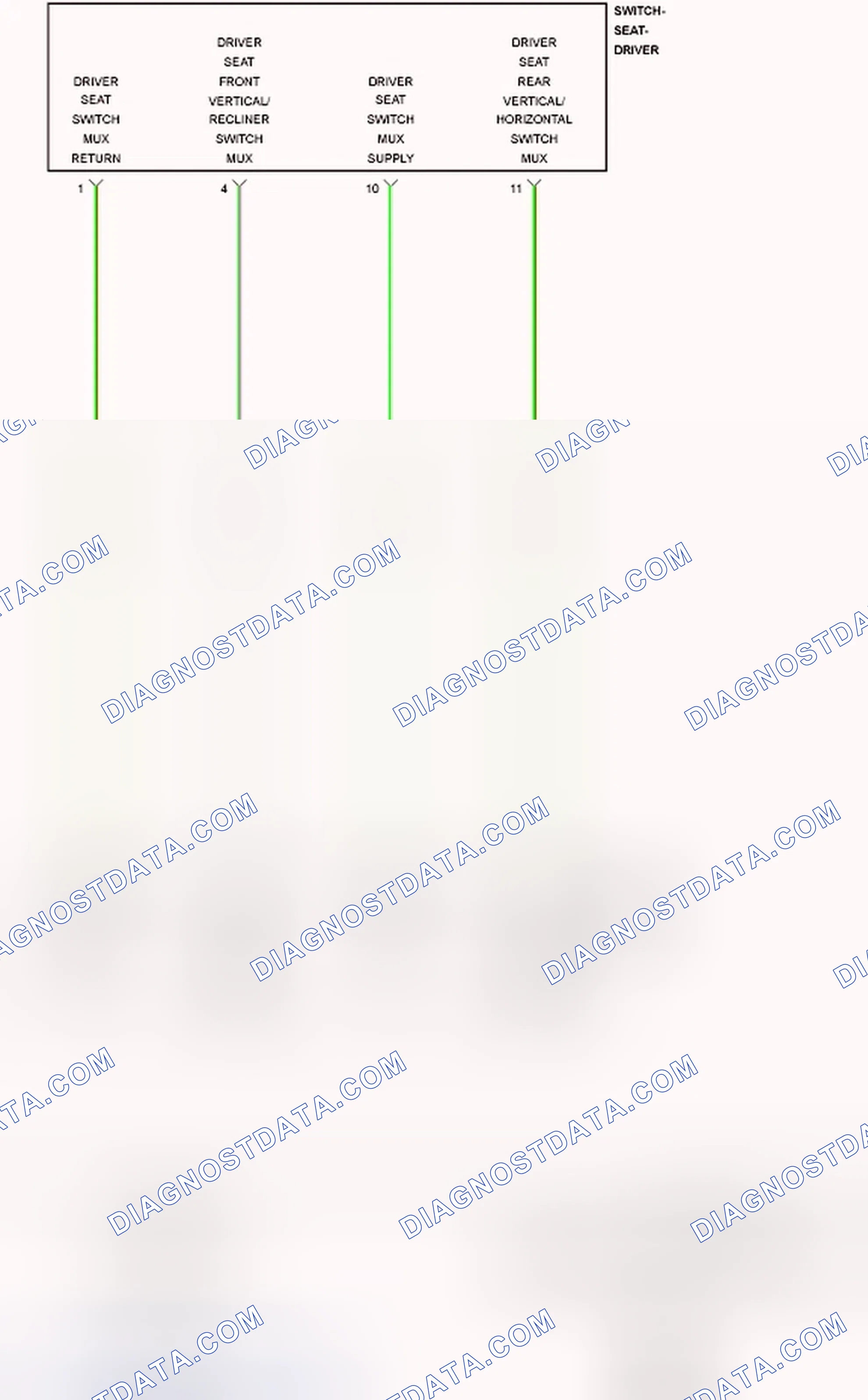 Scheme 181: B1D63-POWER SEAT SWITCH OPEN