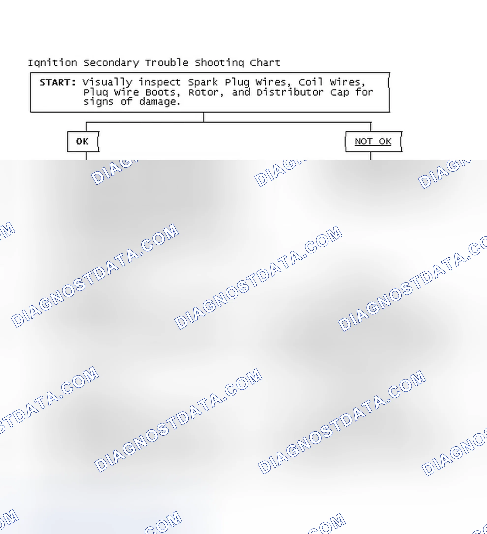 Scheme 1: Ignition Secondary Trouble Shooting Chart