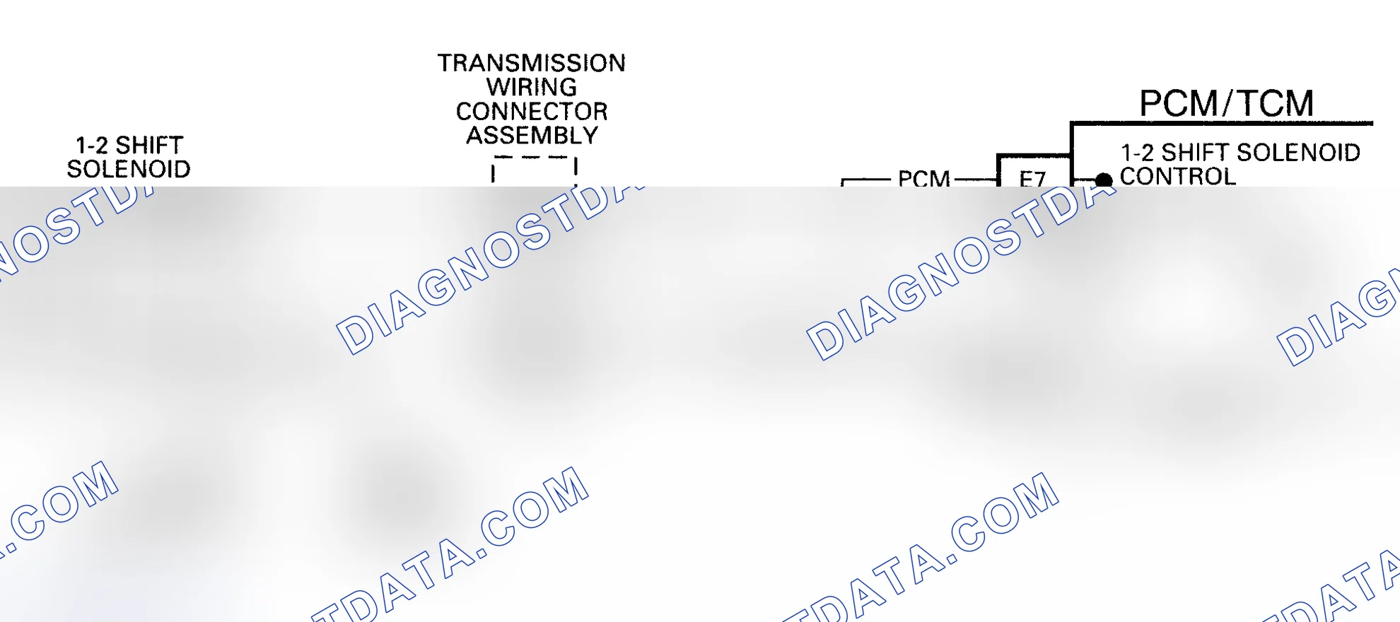 Scheme 541: DTC 82 Schematic ("G" & "P" Series - 4L80-E) 1-2 Shift Solenoid Circuit Fault