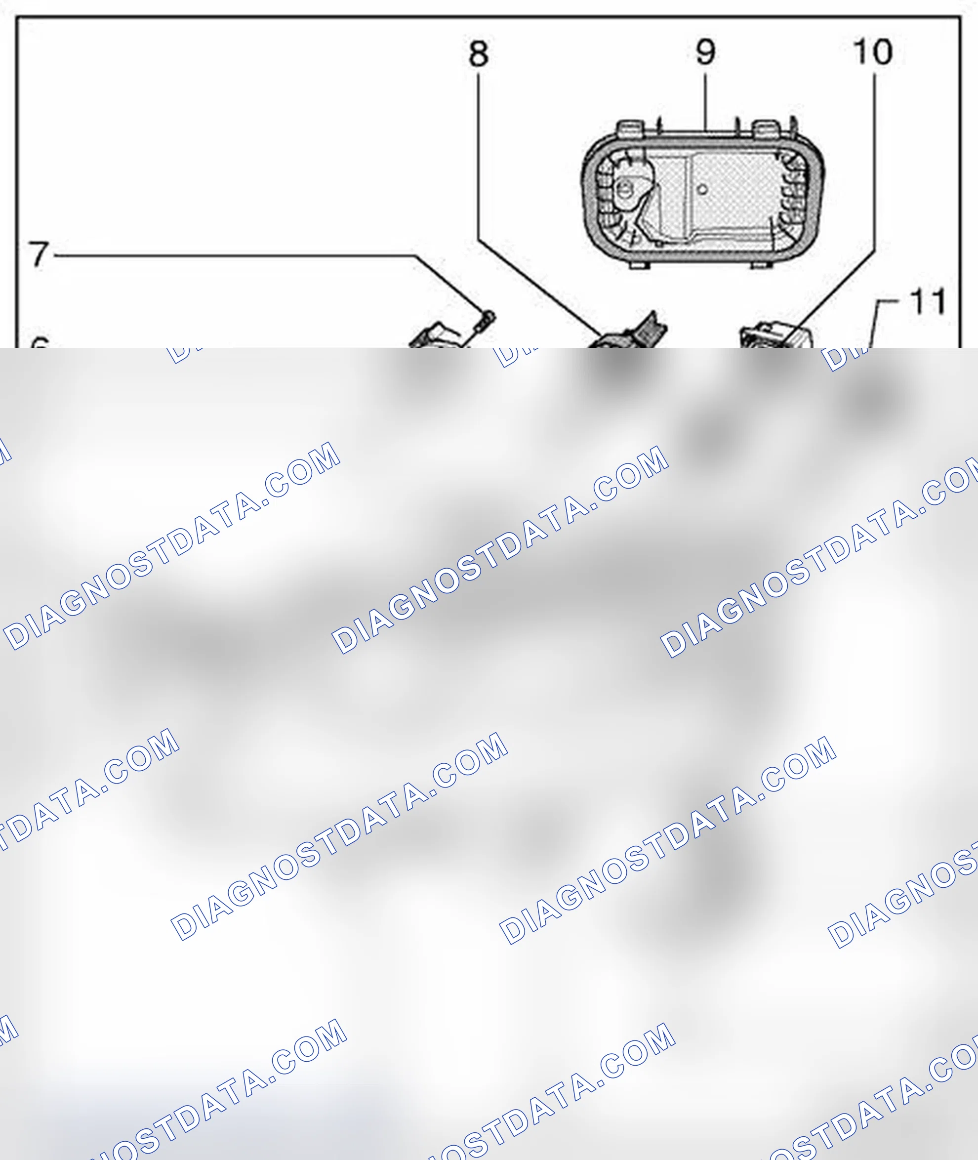 Scheme 183: Gas discharge headlamp - component overview