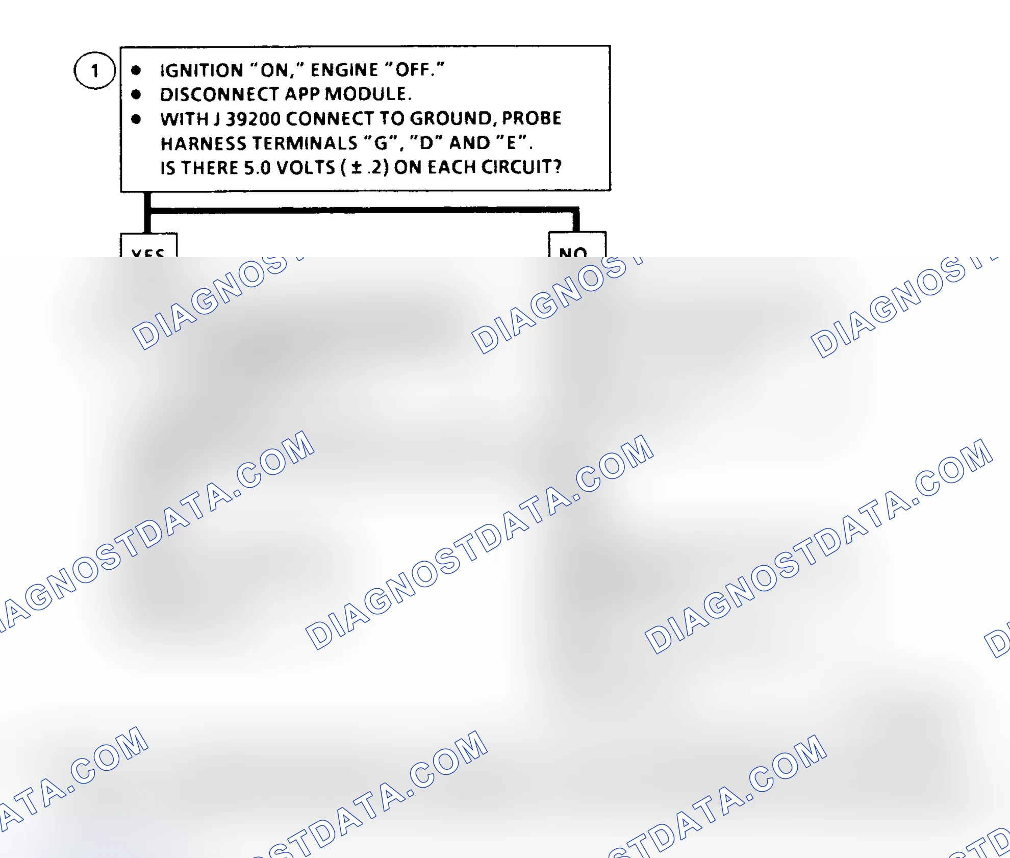 Scheme 465: DTC 27 Flow Chart (All Models) APP NO. 2 Circuit Range Fault