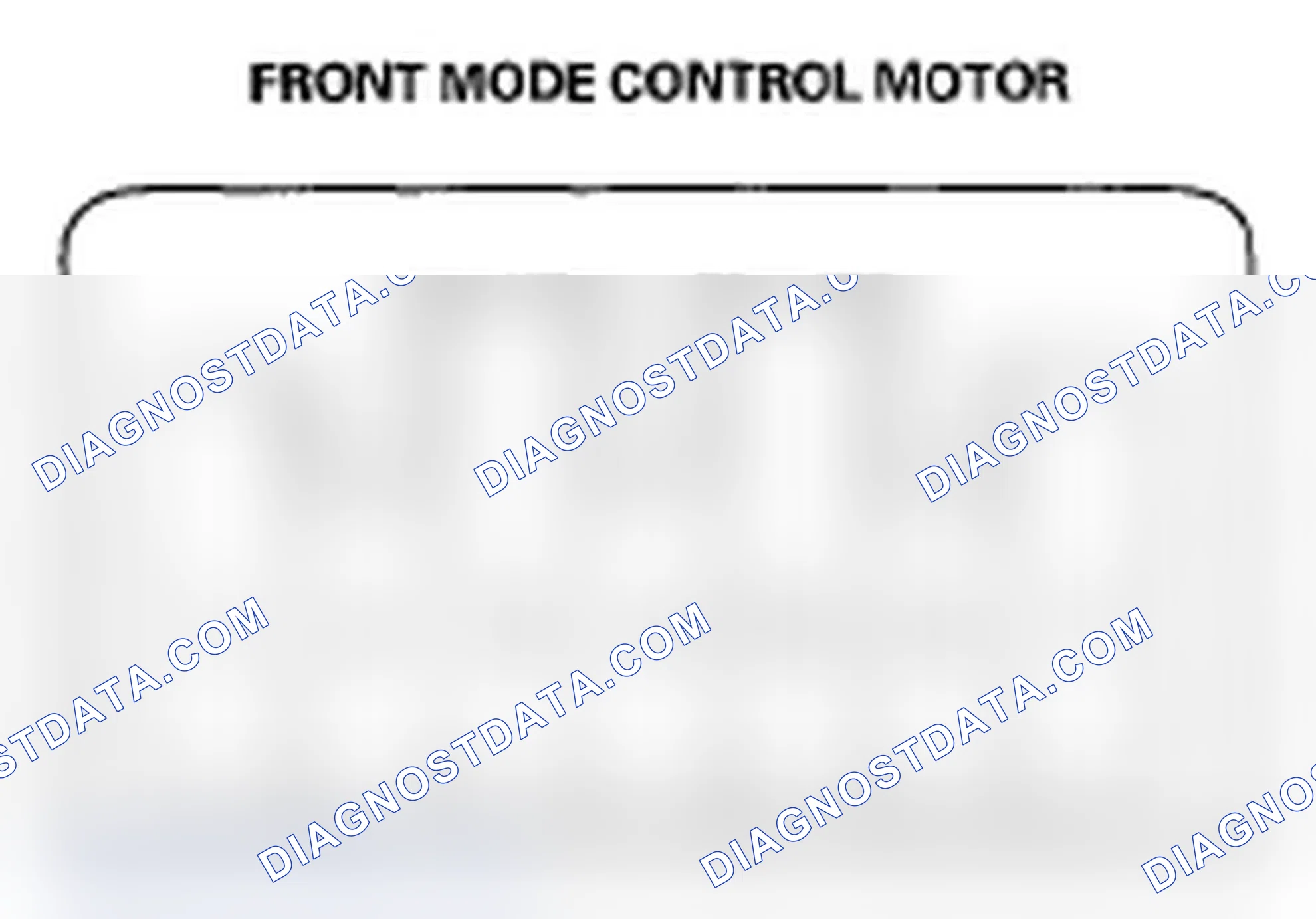 Scheme 176: Front Mode Control Motor Test