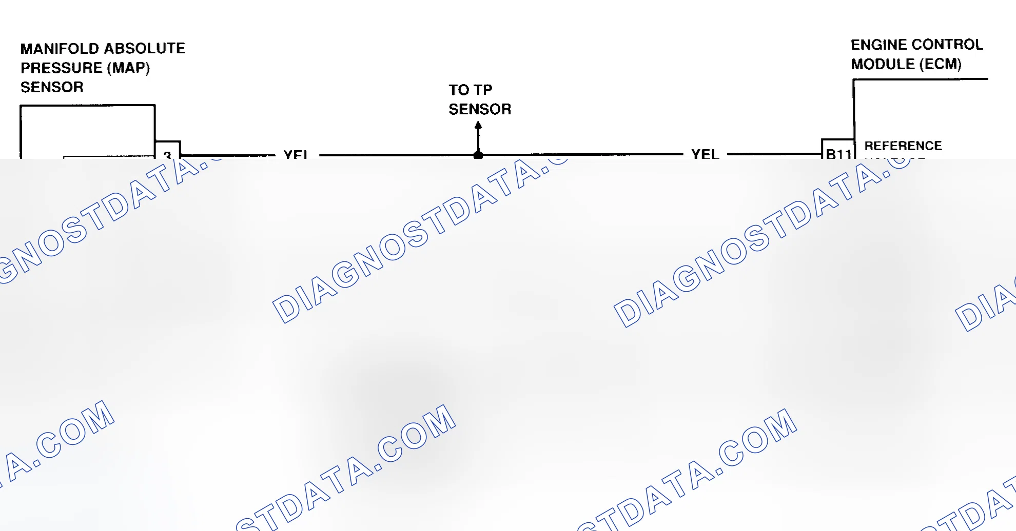 Scheme 45: CODE 31 - Schematic (Prizm) Manifold Absolute Pressure Sensor, Open Or Shorted Circuit
