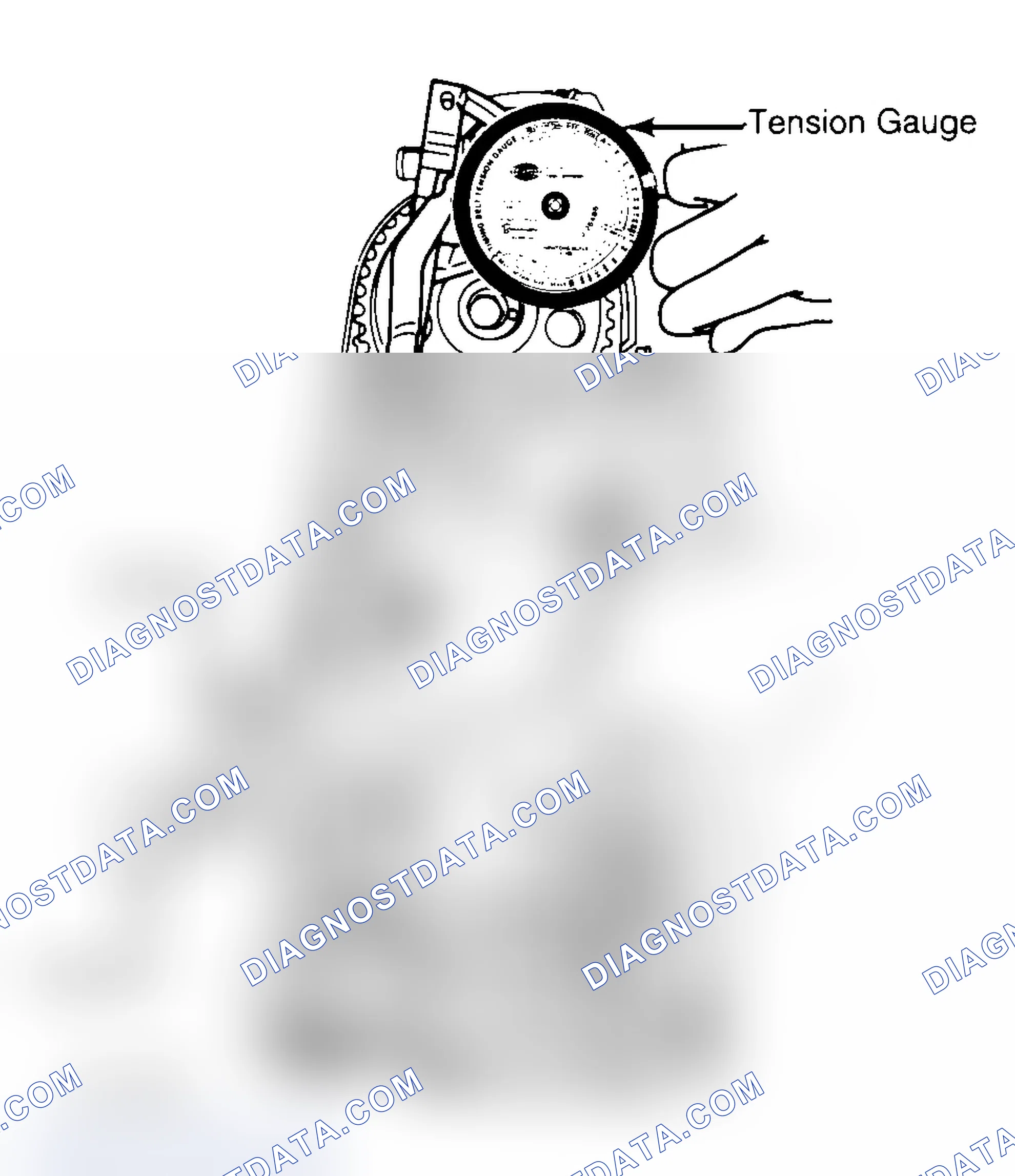 Scheme 28: Adjusting Typical Timing Belt Tension