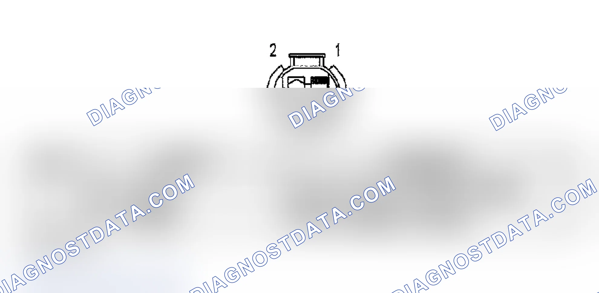 Scheme 803: OUTPUT SPEED SENSOR CONNECTOR END VIEW