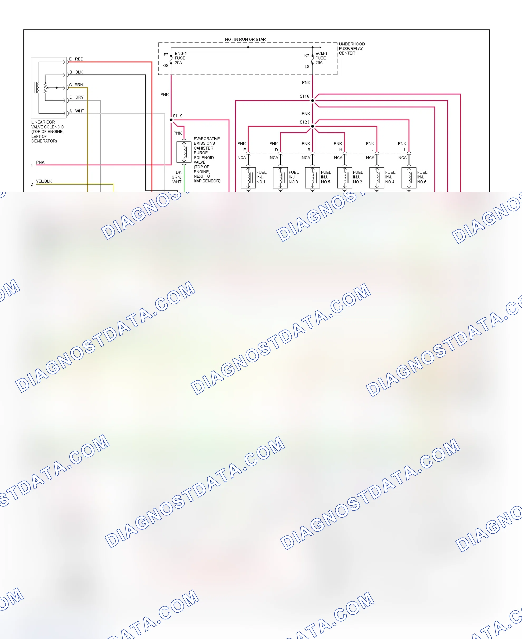 Scheme 8: PCM Wiring Diagram (Astro & Safari - 4.3L - 2 Of 4)