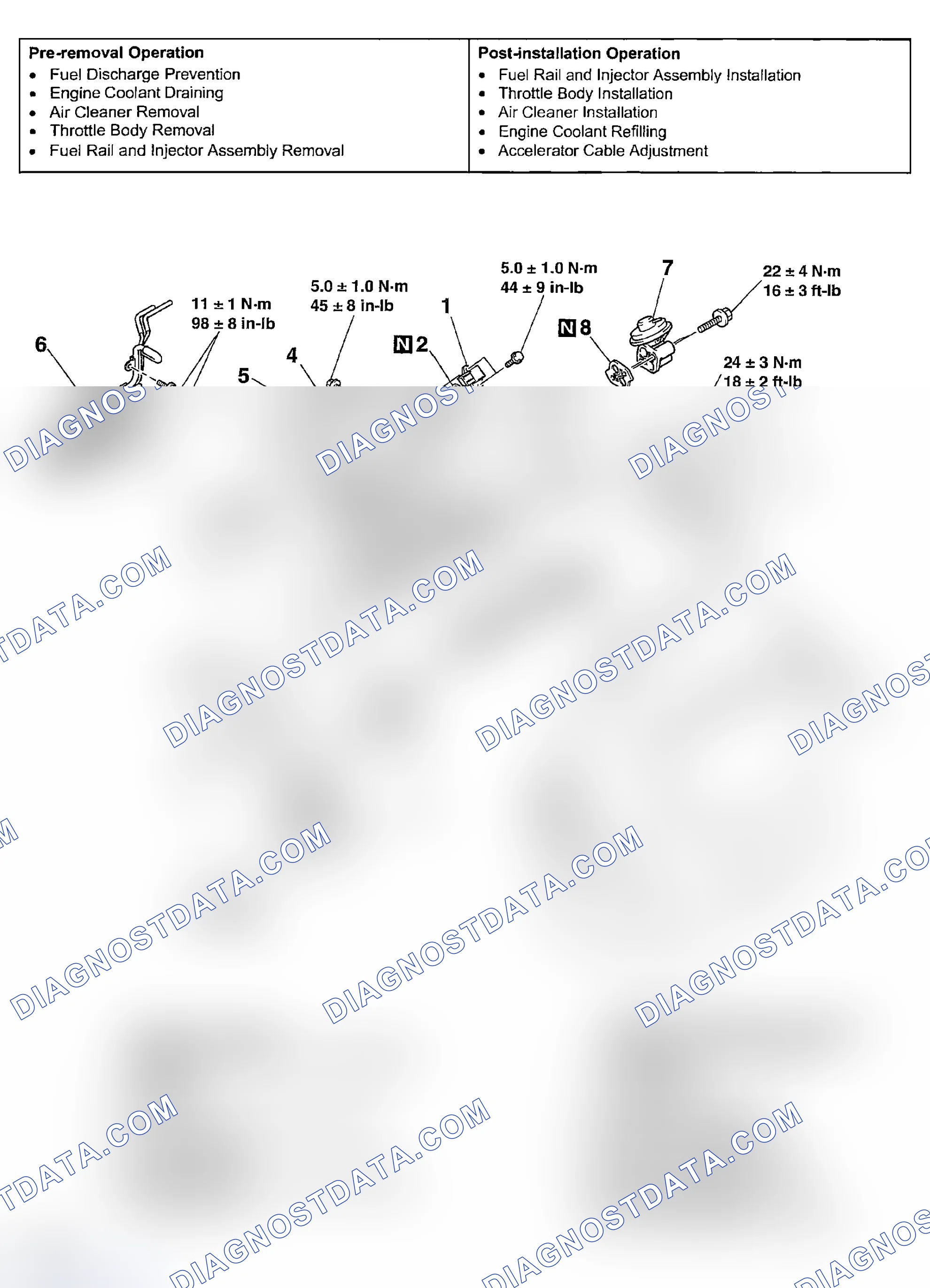 Scheme 19: REMOVAL AND INSTALLATION < 2.0L ENGINE >