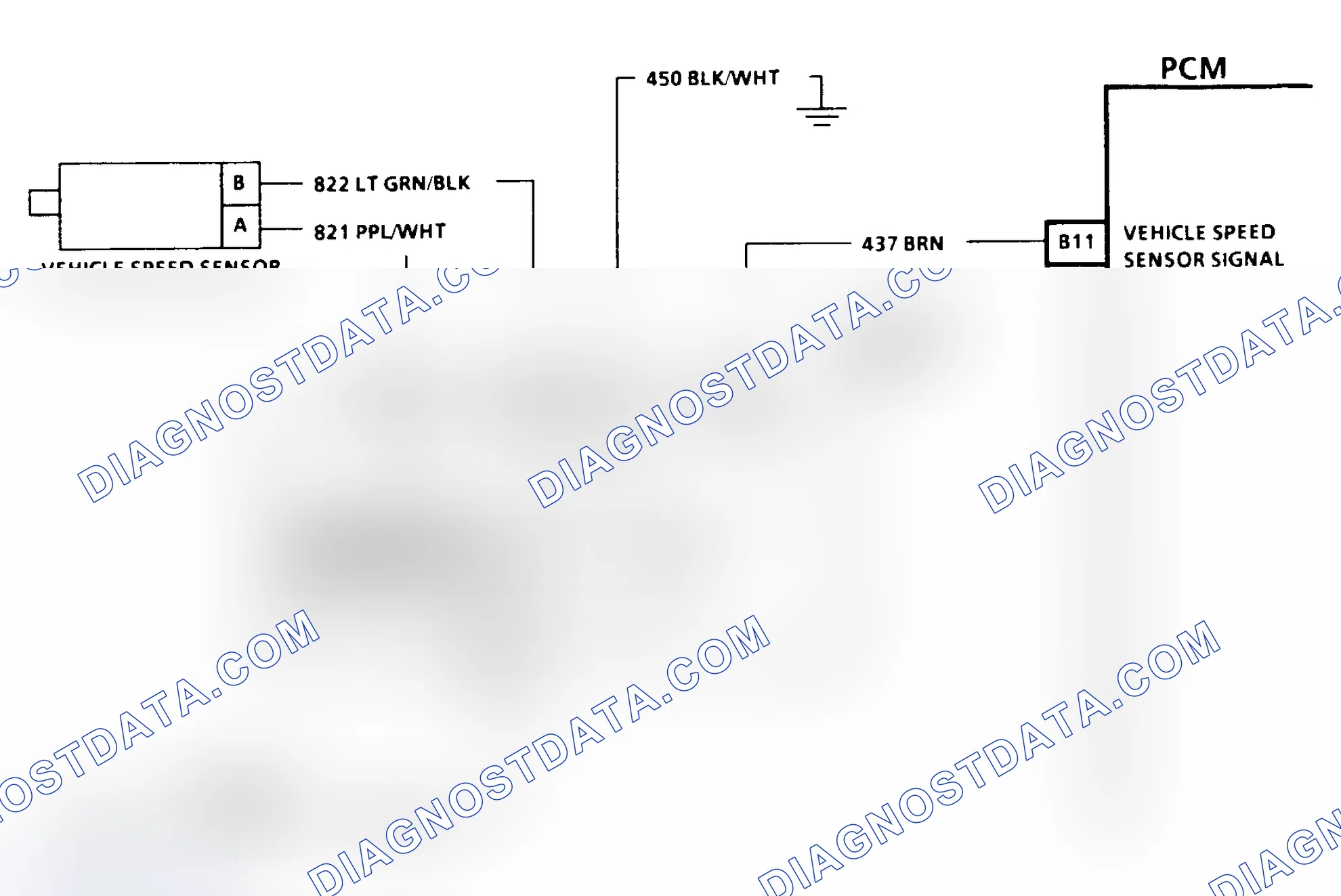 Scheme 117: Code 24 Schematic (C & K Series 2WD W/4L80-E Trans.) Vehicle Speed Sensor