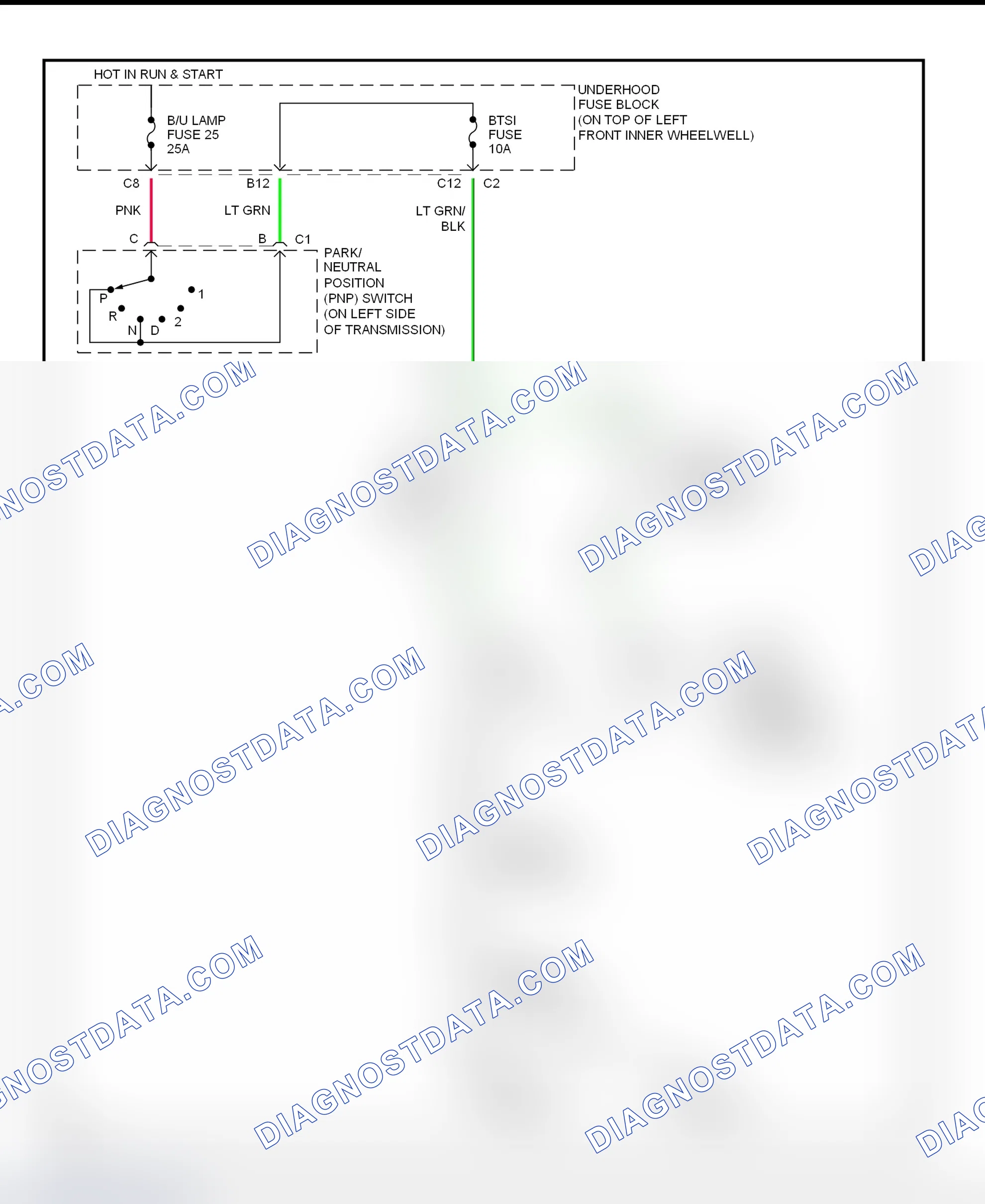 Scheme 37: Shift Interlock System Wiring Diagram (2002 Blazer - Jimmy Canadian With Floor Shift)