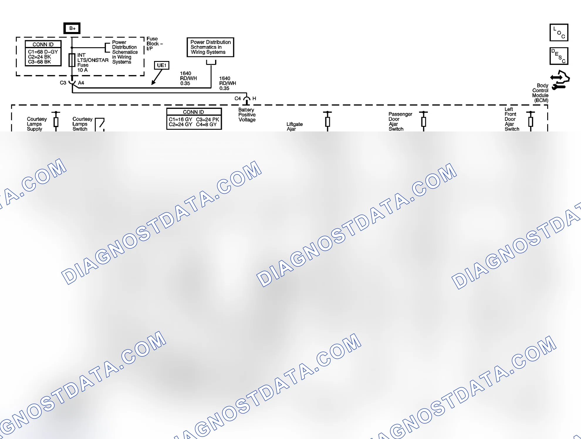 Scheme 8: Interior Lights Schematics