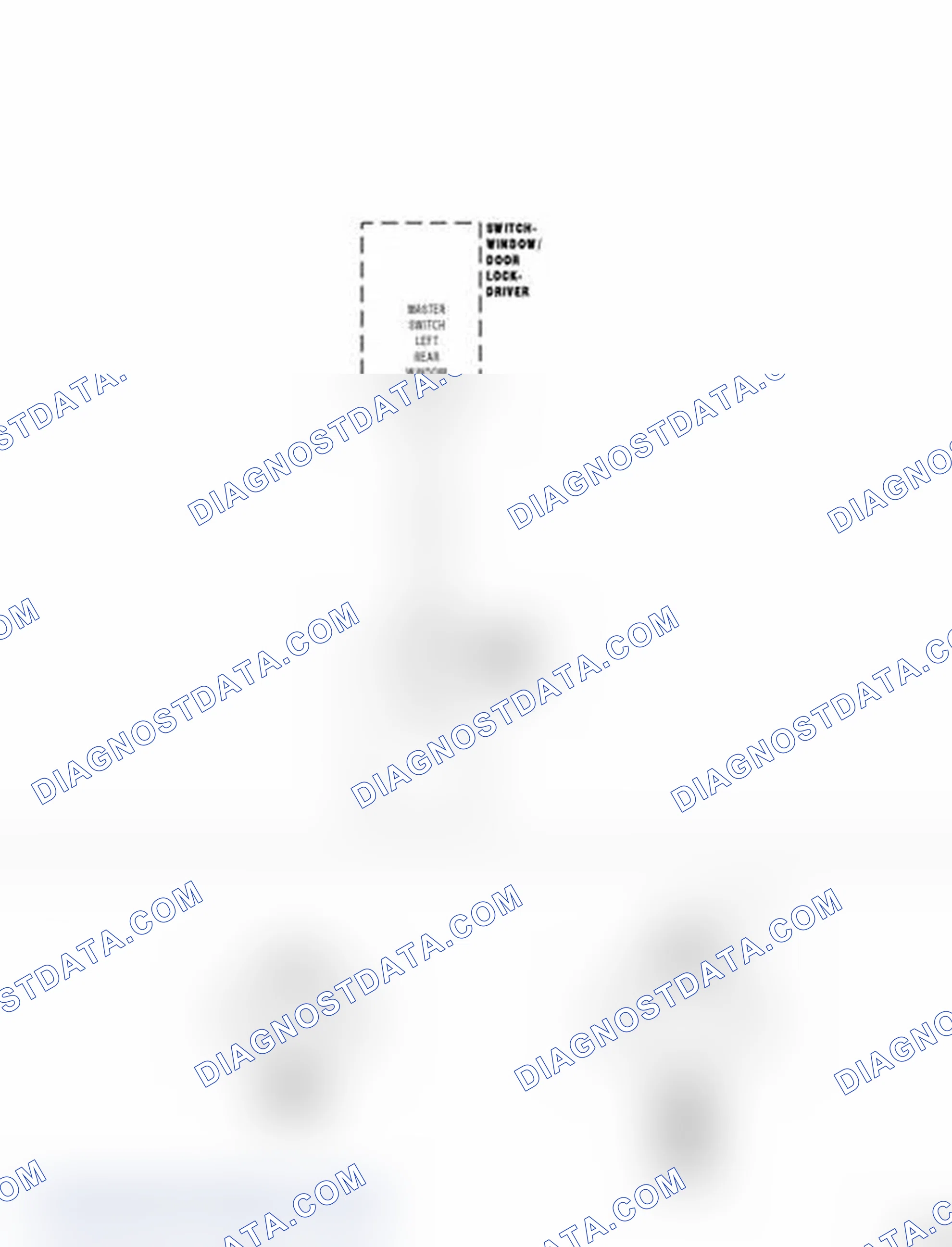 Scheme 91: B19F9-LEFT REAR WINDOW SWITCH CIRCUIT STUCK - DDM - JS27