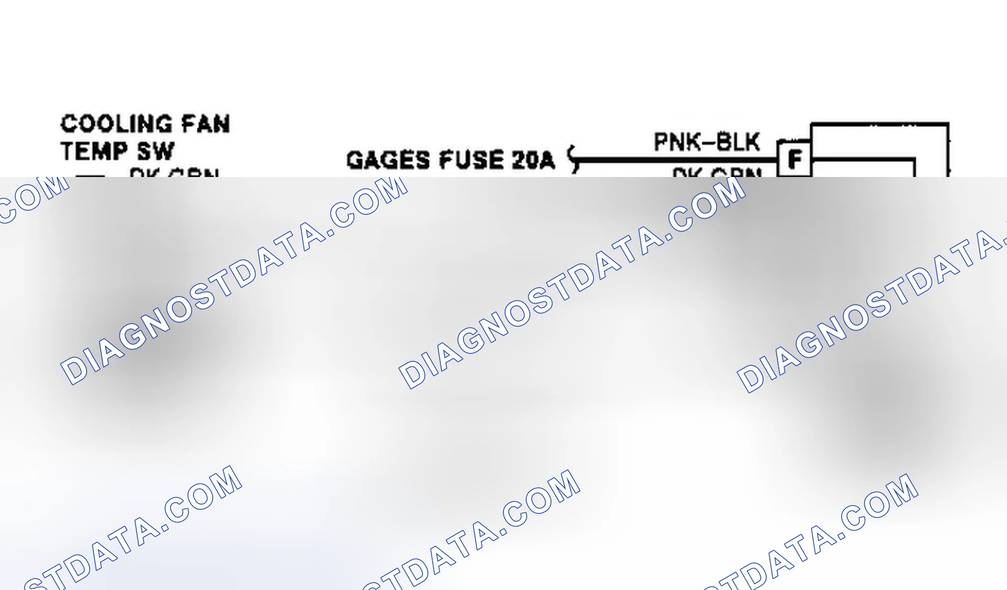 Scheme 5: Cooling Fan Circuit Wiring Diagram (G Series)