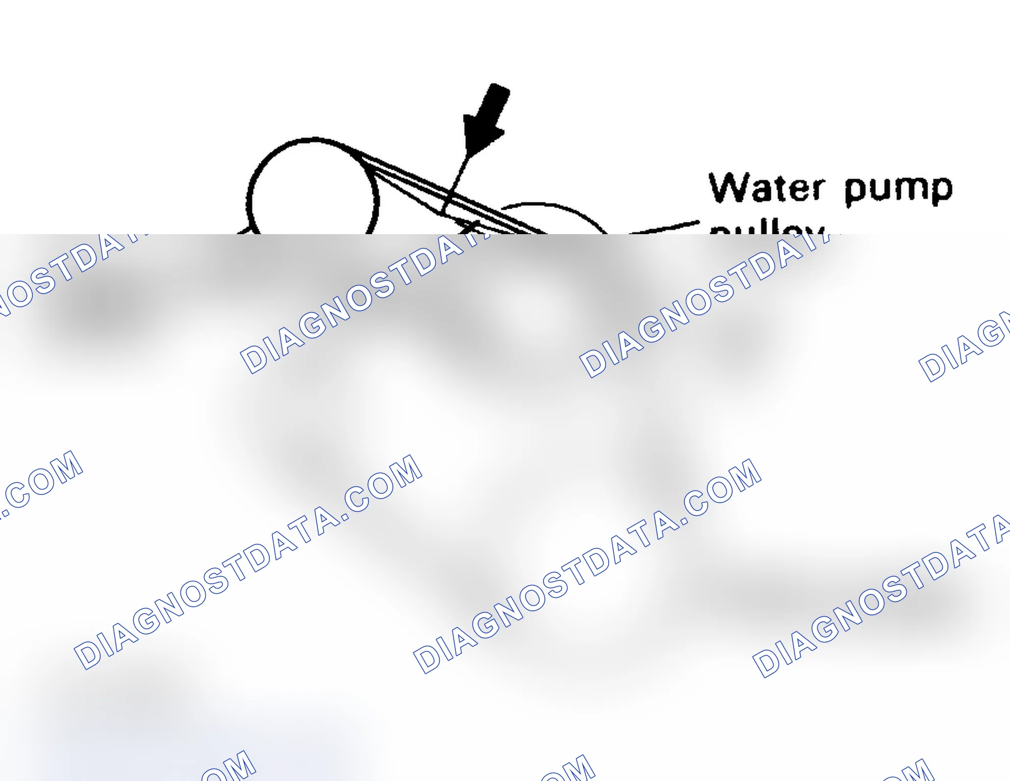Scheme 4: POWER STEERING PUMP DRIVE BELT ROUTING
