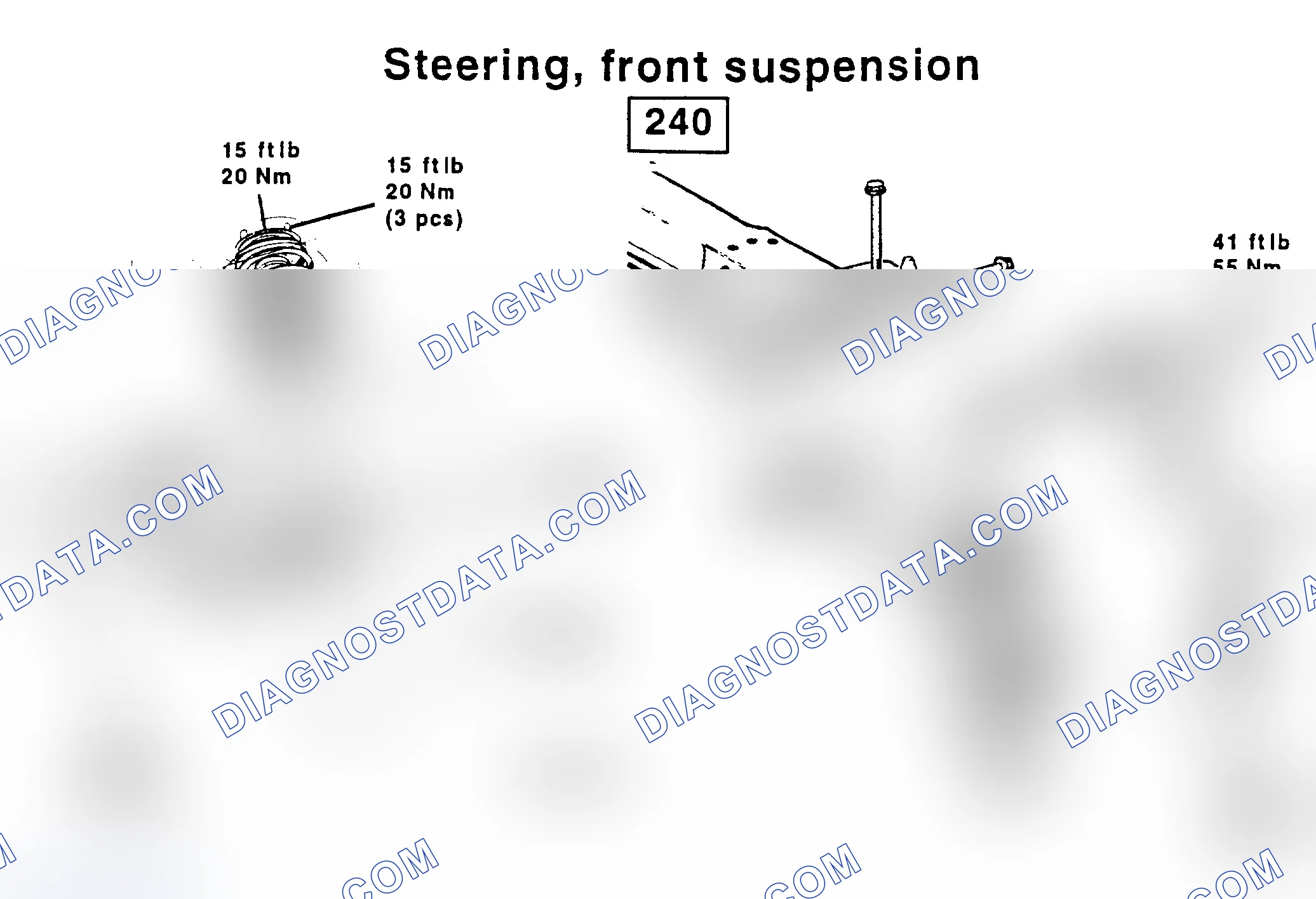 Scheme 16: SUSPENSION TORQUE SPECIFICATIONS