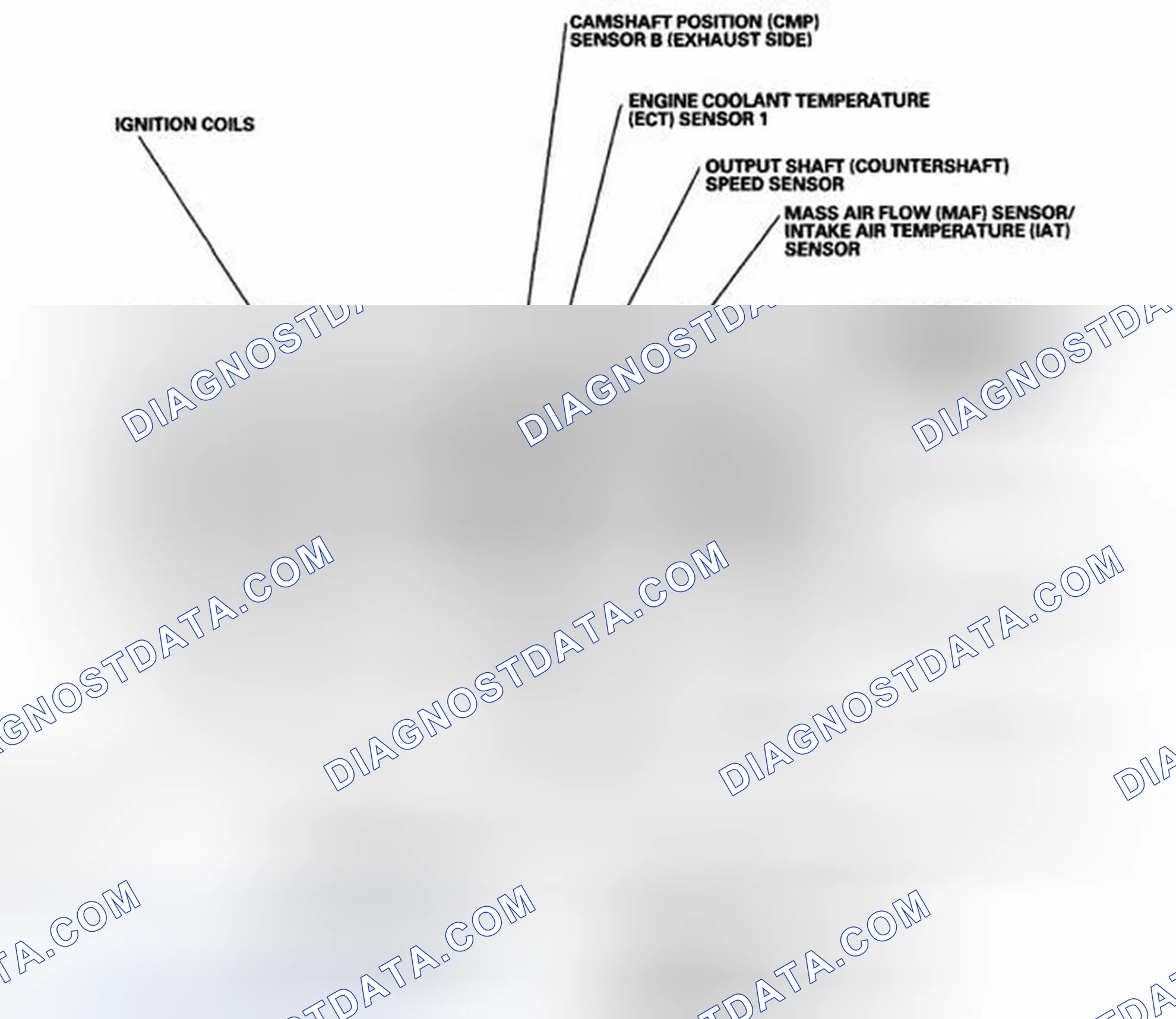Scheme 452: Identifying PGM-FI System Component Location (1 Of 2)