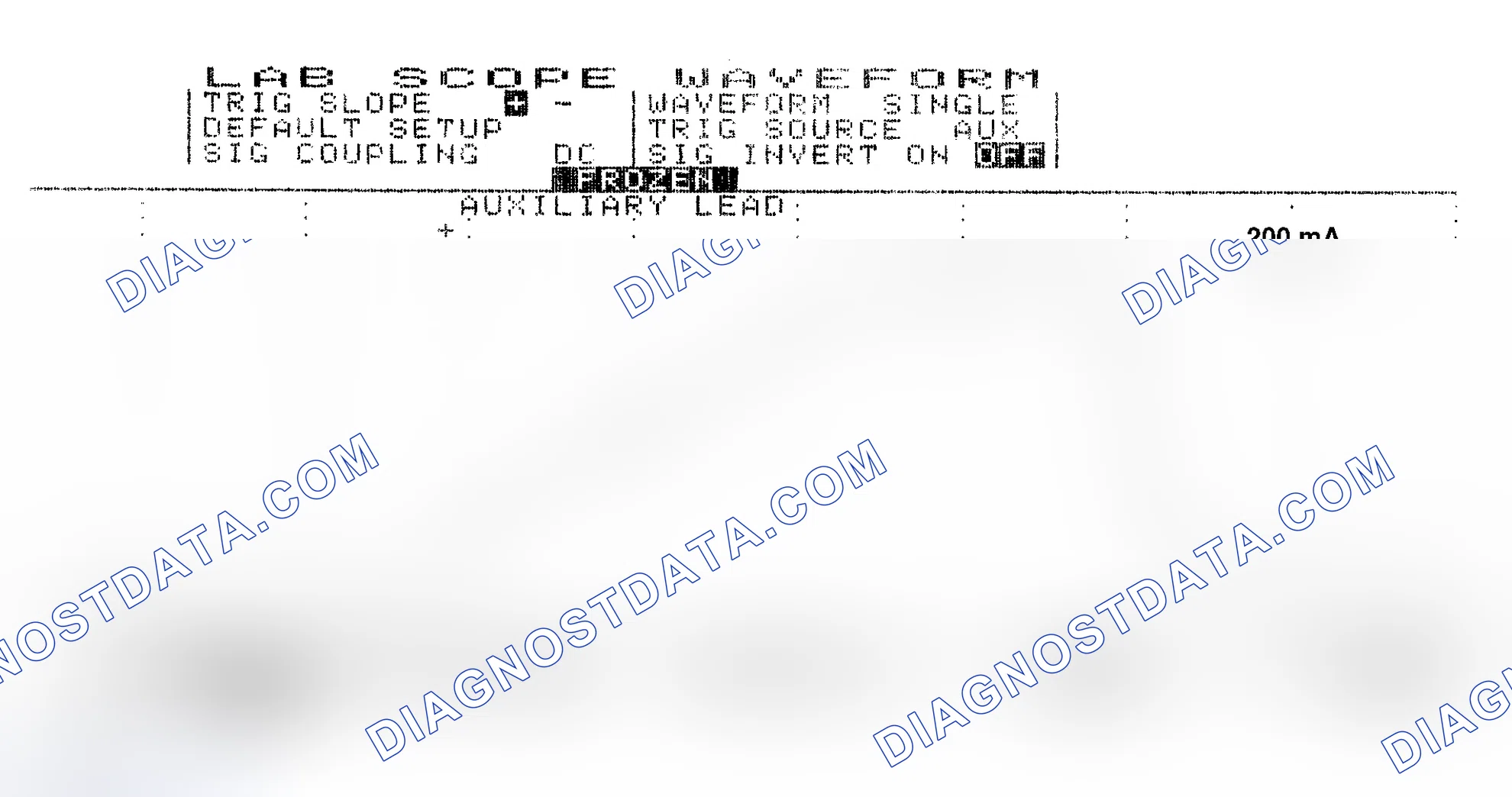 Scheme 13: Single Injector w/Normal Current Flow - Current Pattern
