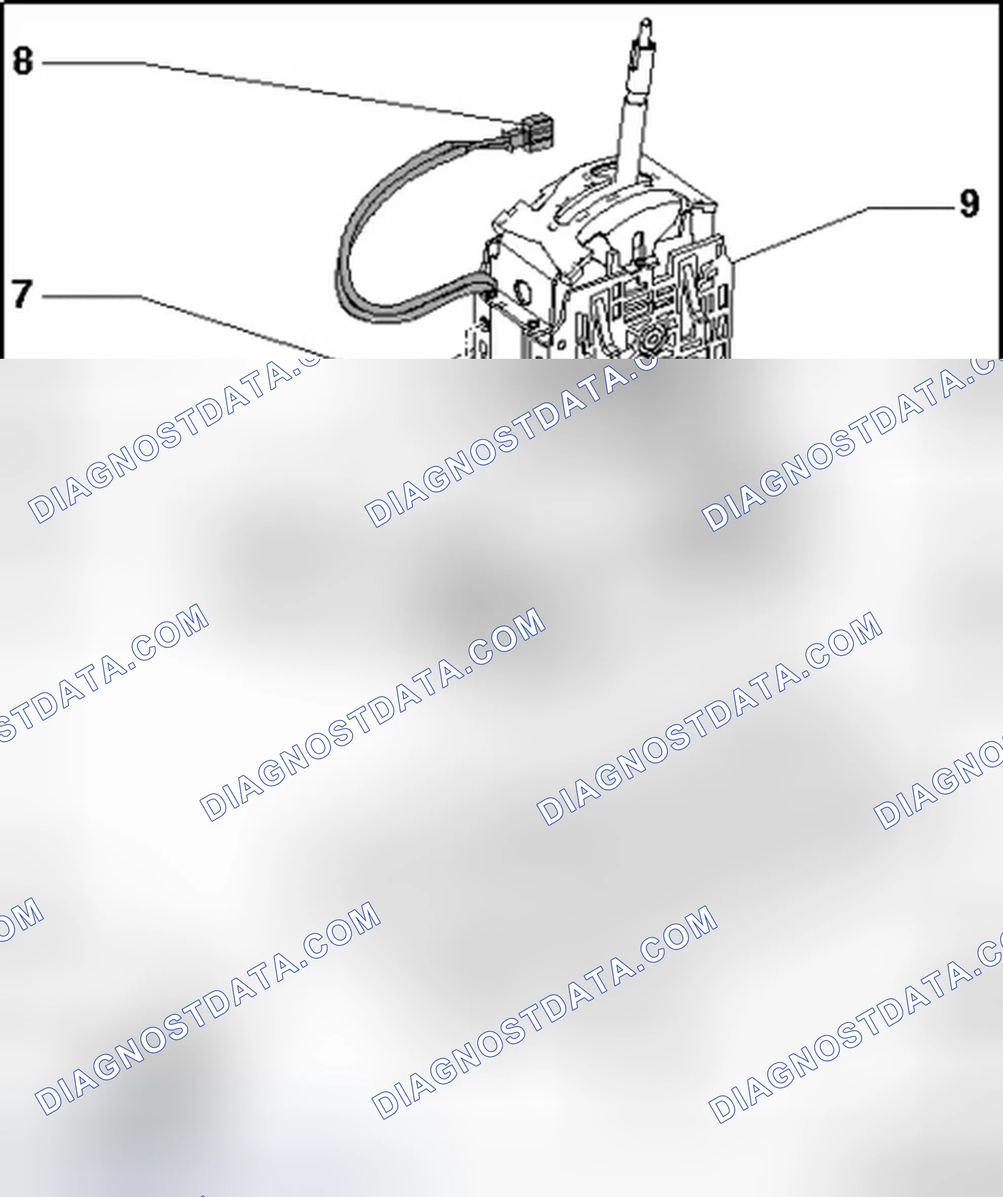 Scheme 17: Shift mechanism function unit, manual release, assembly overview