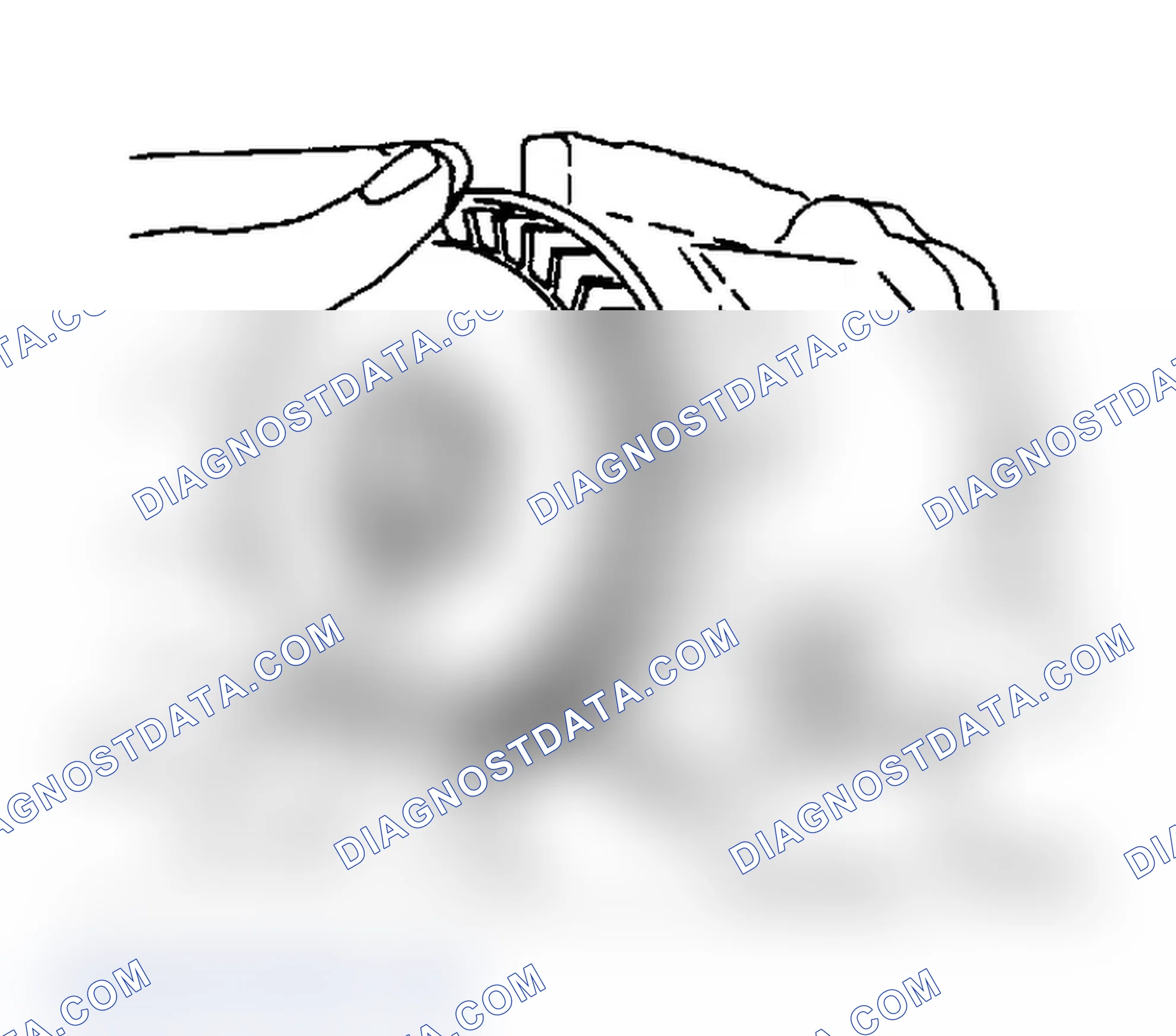 Scheme 46: Removing Centrifugal Fan Filter from Air Injection Pump with Pulley Removed