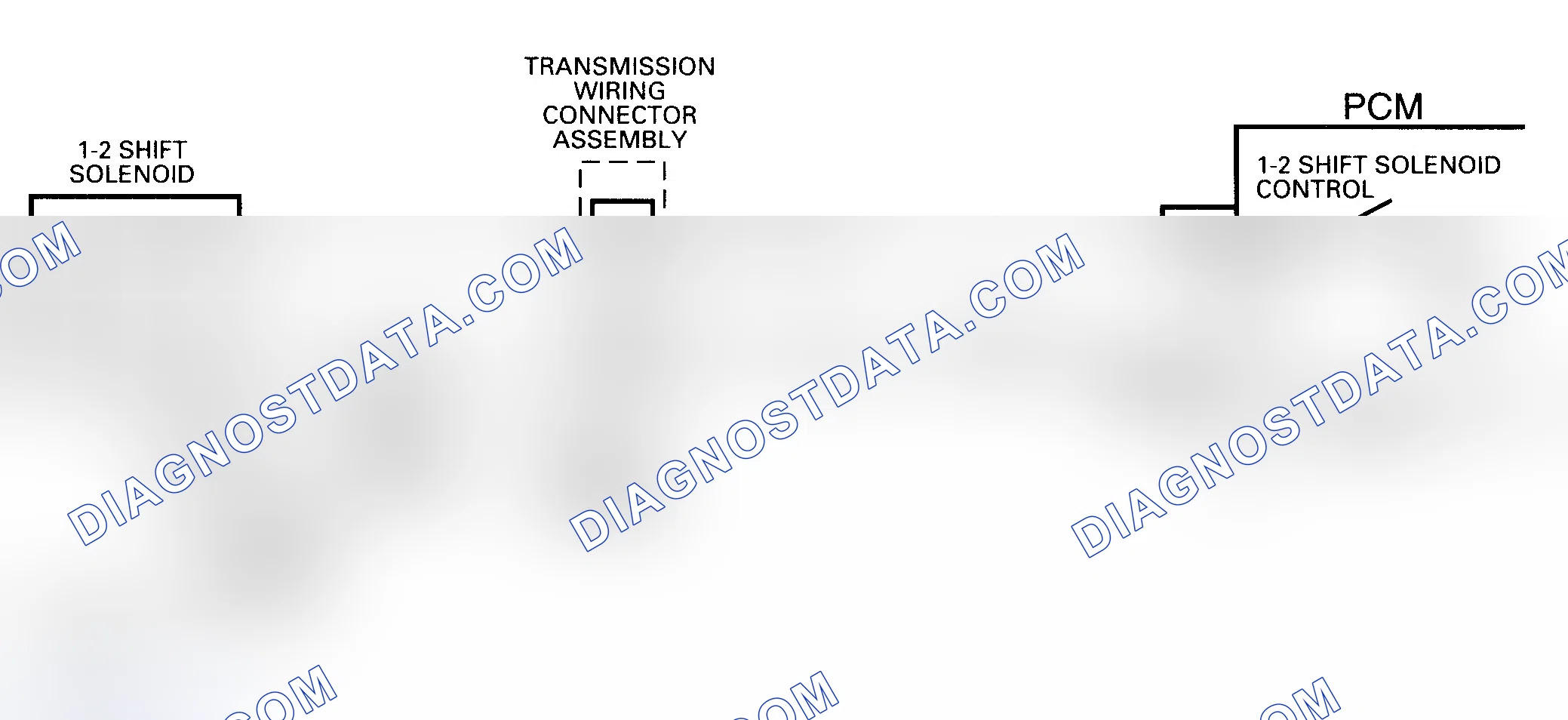 Scheme 199: Code 82 Schematic (4.3L) Transmission 1-2 Error