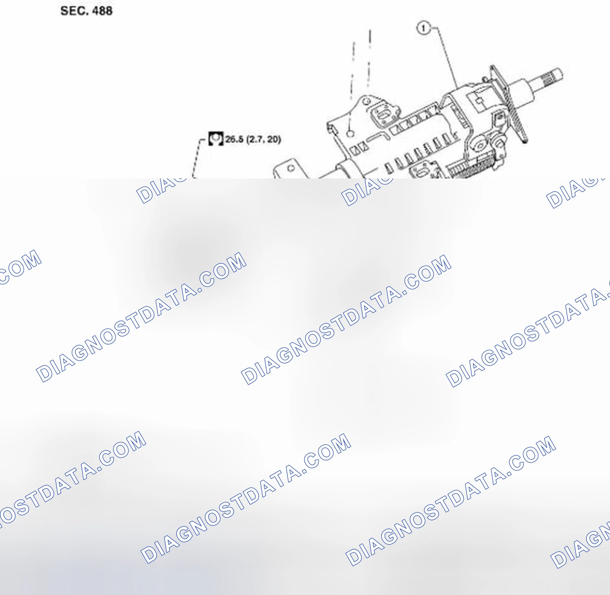 Scheme 2: Steering Column: Disassembly and Assembly