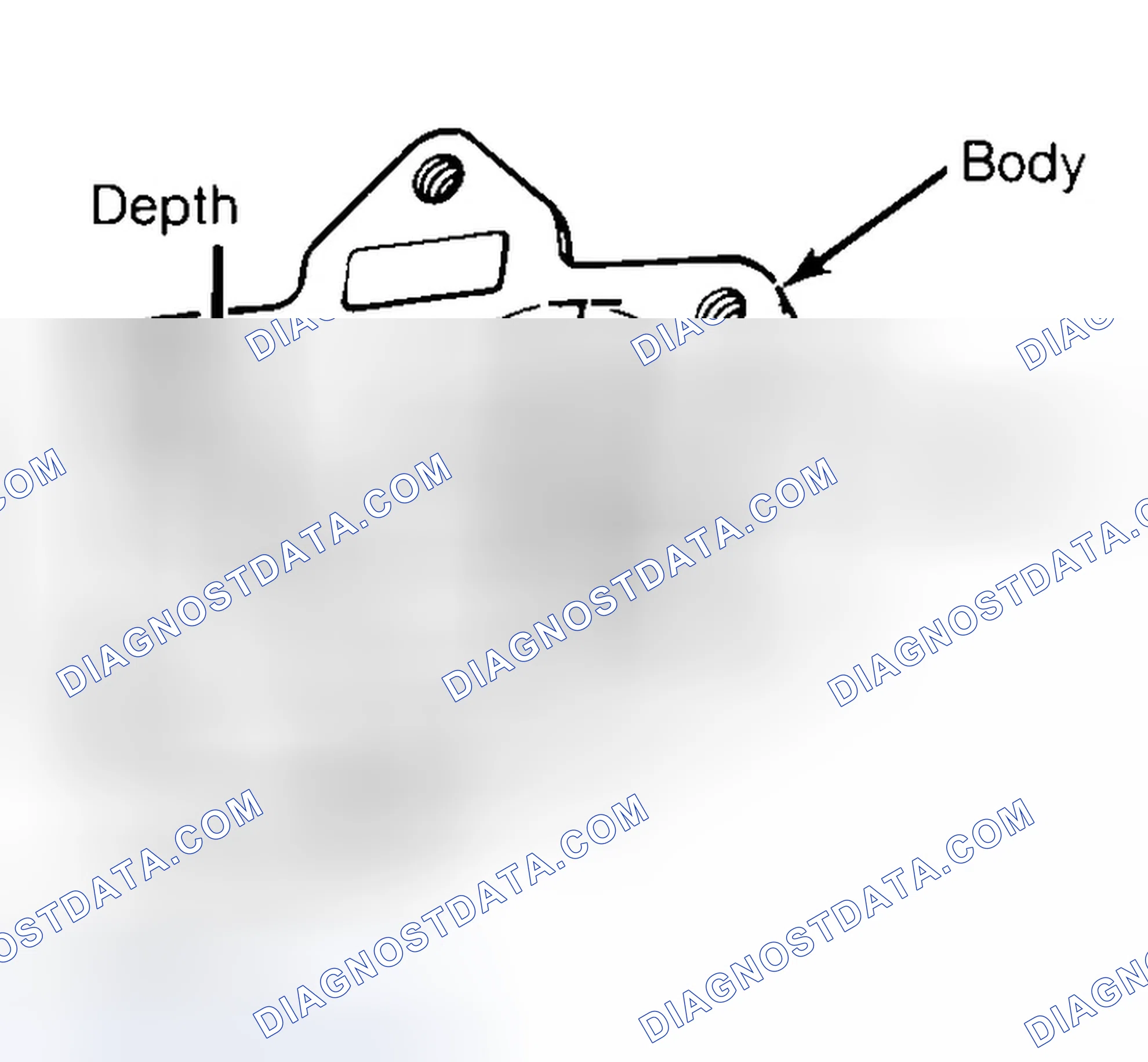 Scheme 35: Measuring Oil Pump Gear Cavity