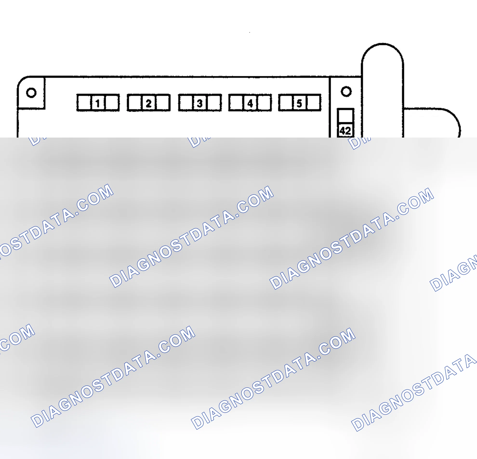 Scheme 4: INTERIOR FUSE PANEL IDENTIFICATION (E-SERIES) - 1997-99
