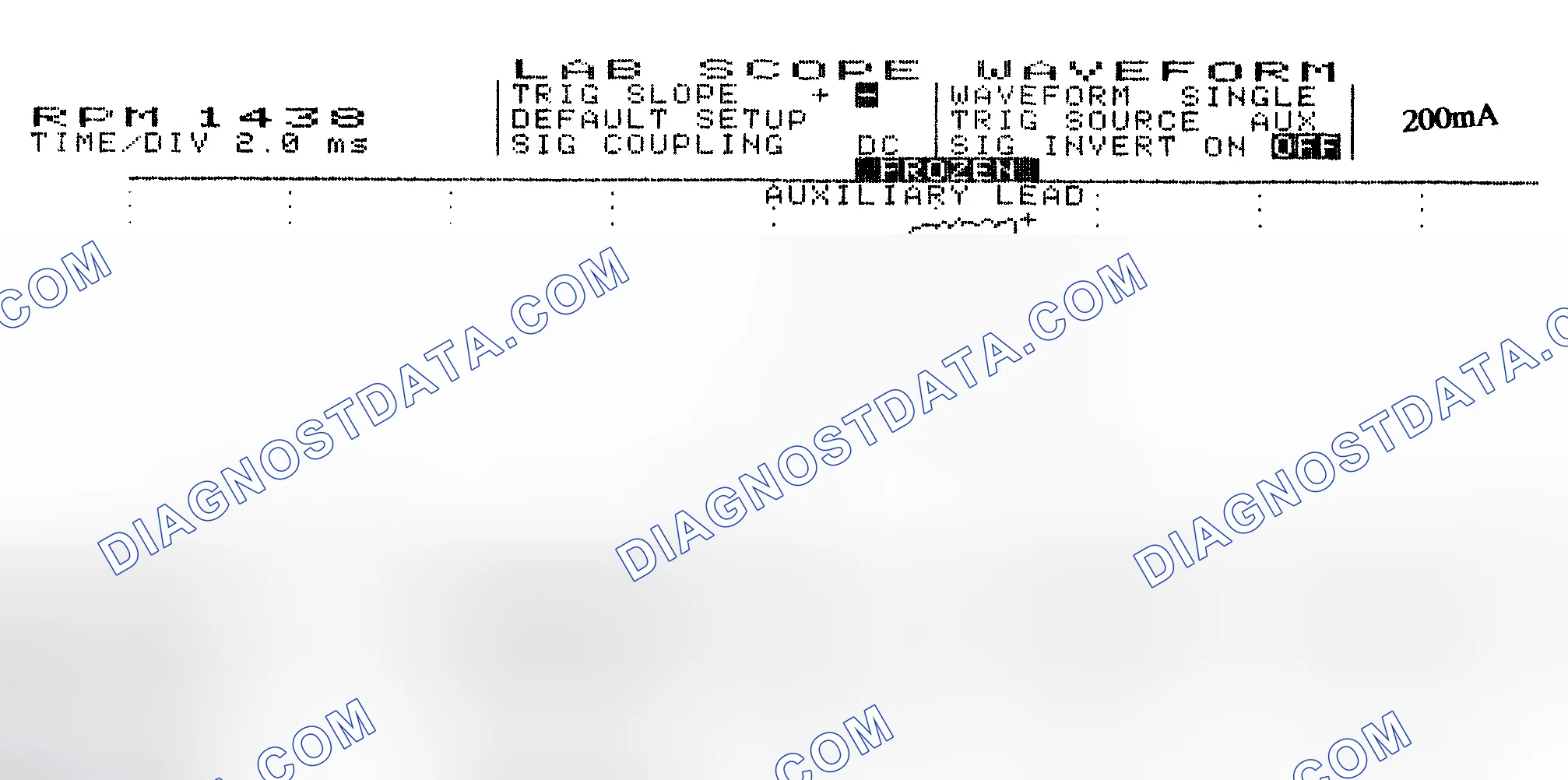 Scheme 15: Single Injector w/Normal Current Flow - Current Pattern