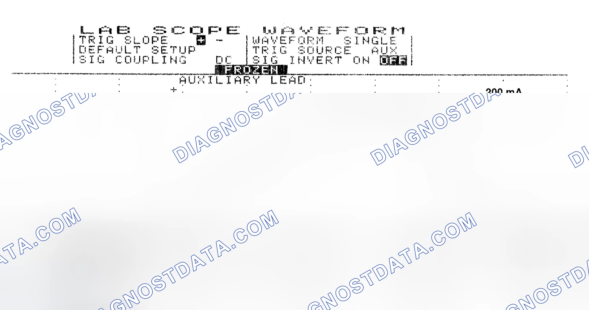 Scheme 13: Single Injector w/Normal Current Flow - Current Pattern