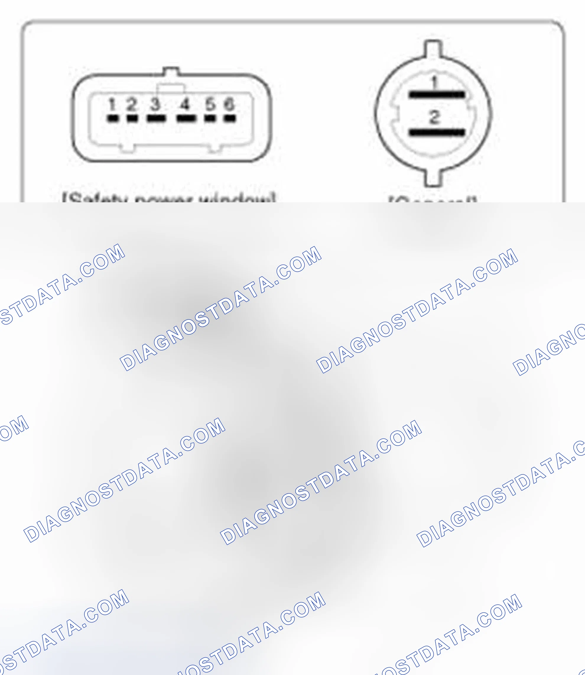 Scheme 3: Front Power Window Motor Inspection
