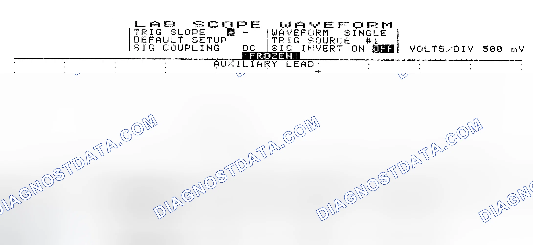 Scheme 10: Single Injector w/Excessive Current Flow - Current Pattern