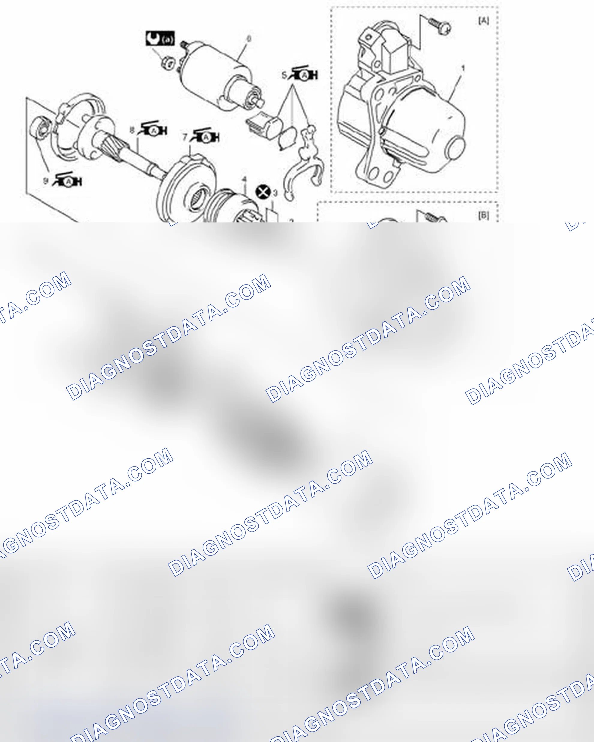 Scheme 5: Starting Motor Components