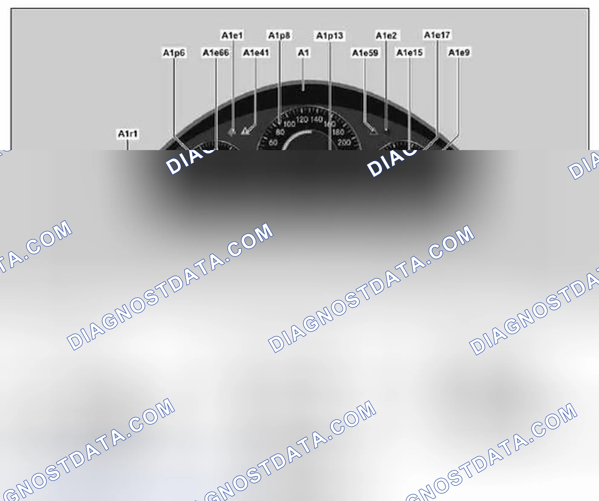 Scheme 64: Identifying Instrument Cluster Operating Information - Shown As Of 1.6.05