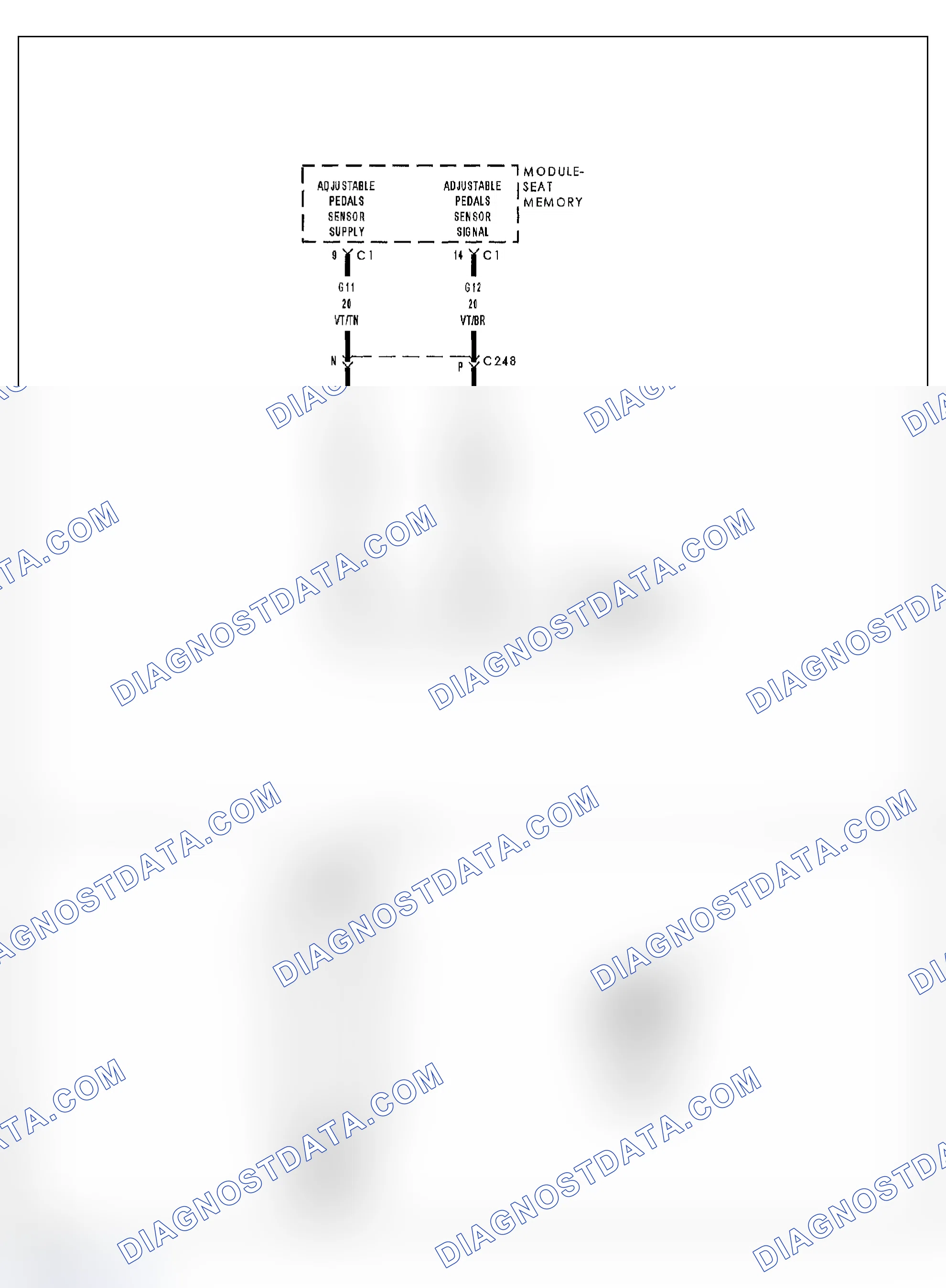 Scheme 1: B1D56-ADJUSTABLE PEDAL SENSOR CIRCUIT LOW