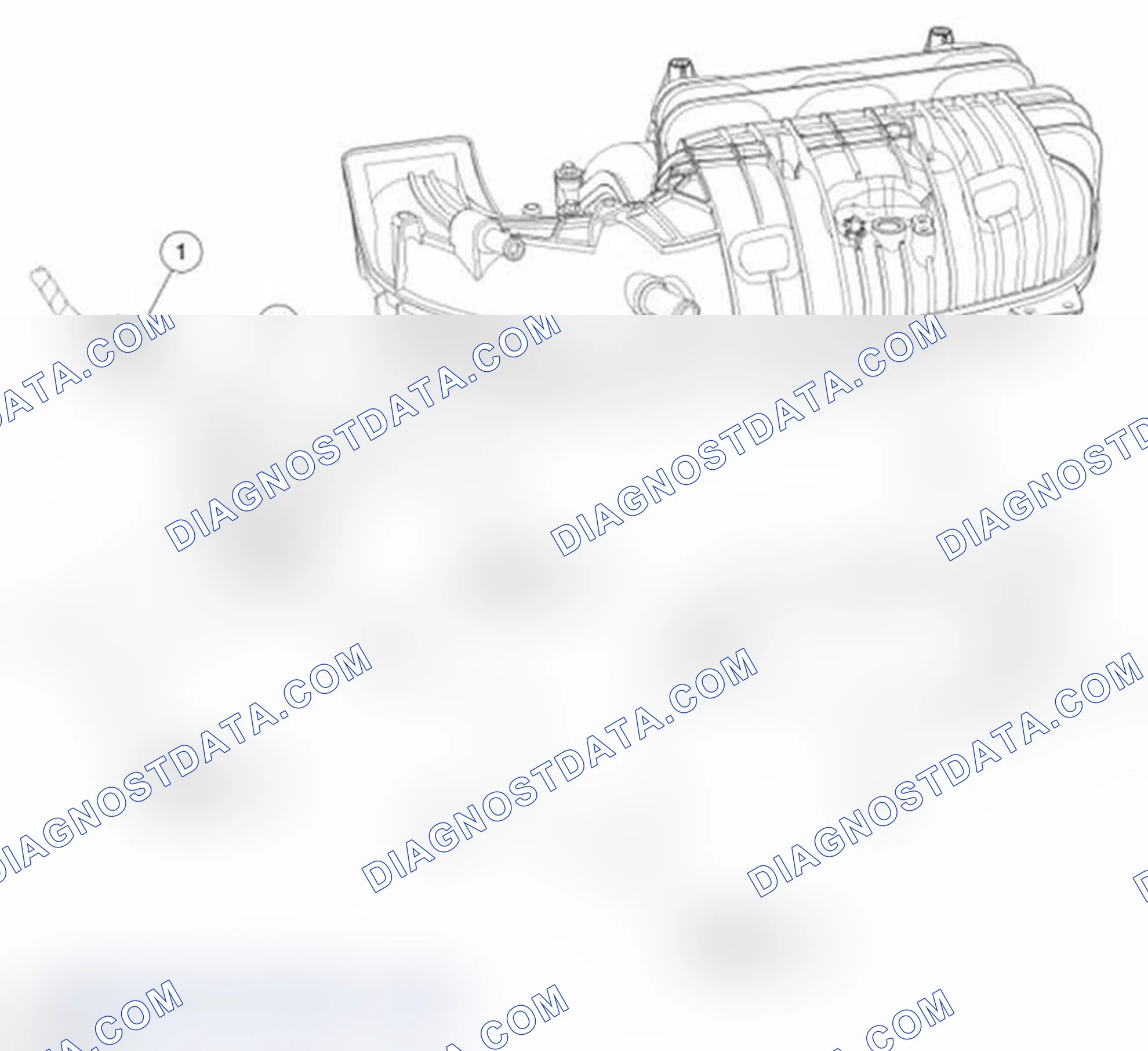 Scheme 69: Exhaust Gas Recirculation (EGR) System Components - Exploded View