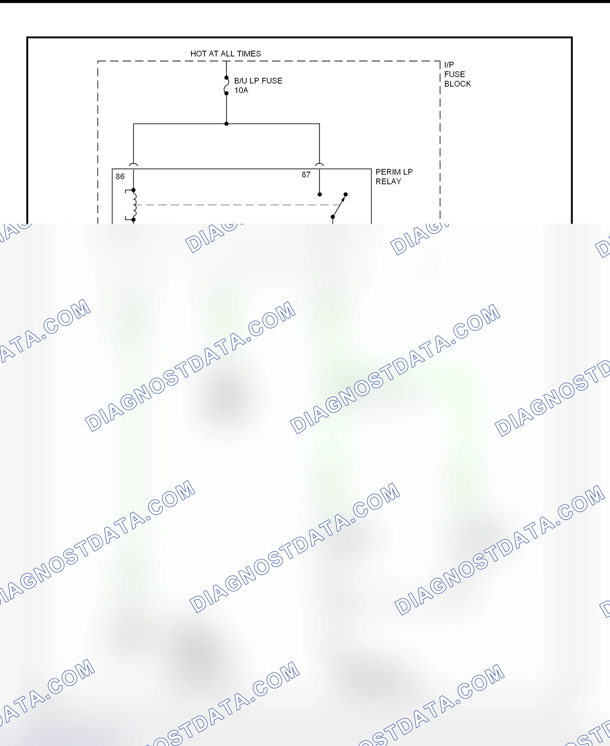 Scheme 67: Back-Up Lights Wiring Diagram (Park Avenue )