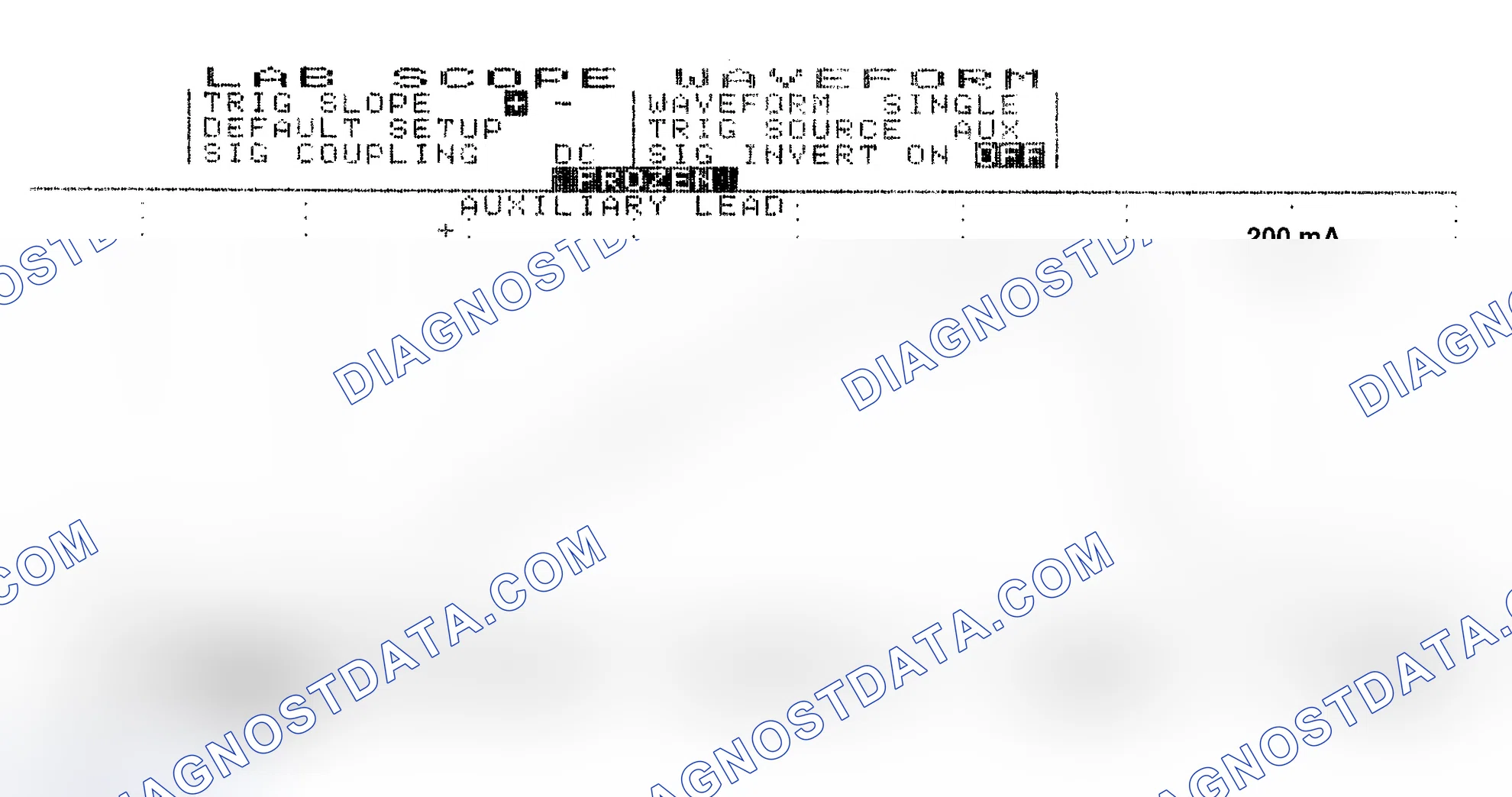 Scheme 13: Single Injector w/Normal Current Flow - Current Pattern
