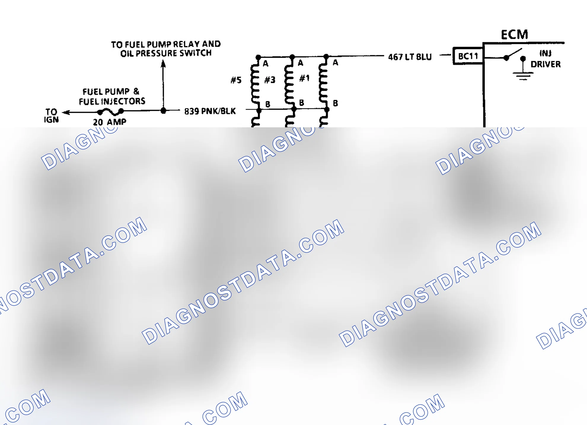 Scheme 446: Chart A3 Schematic, (3.3L "N" Body) Cranks But Won't Run