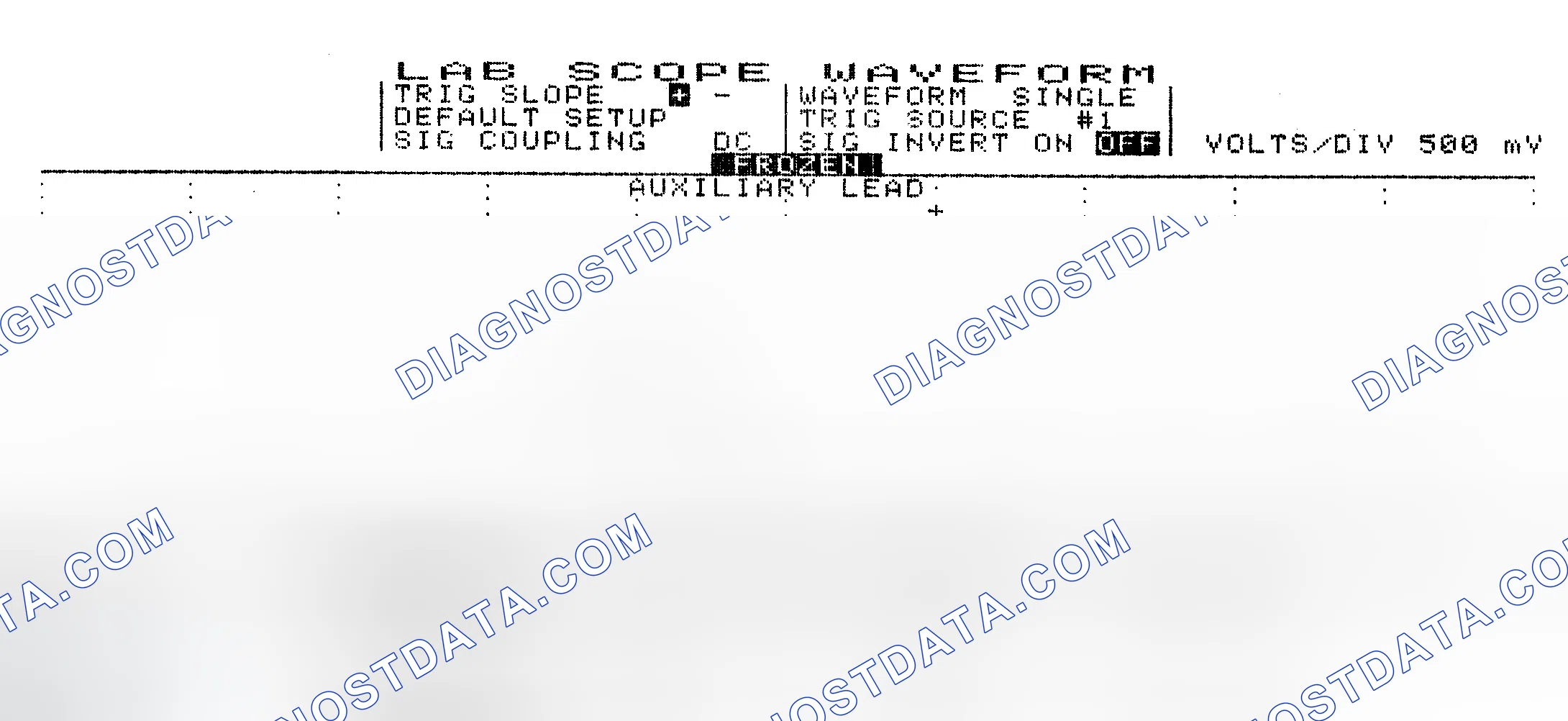 Scheme 10: Single Injector w/Excessive Current Flow - Current Pattern