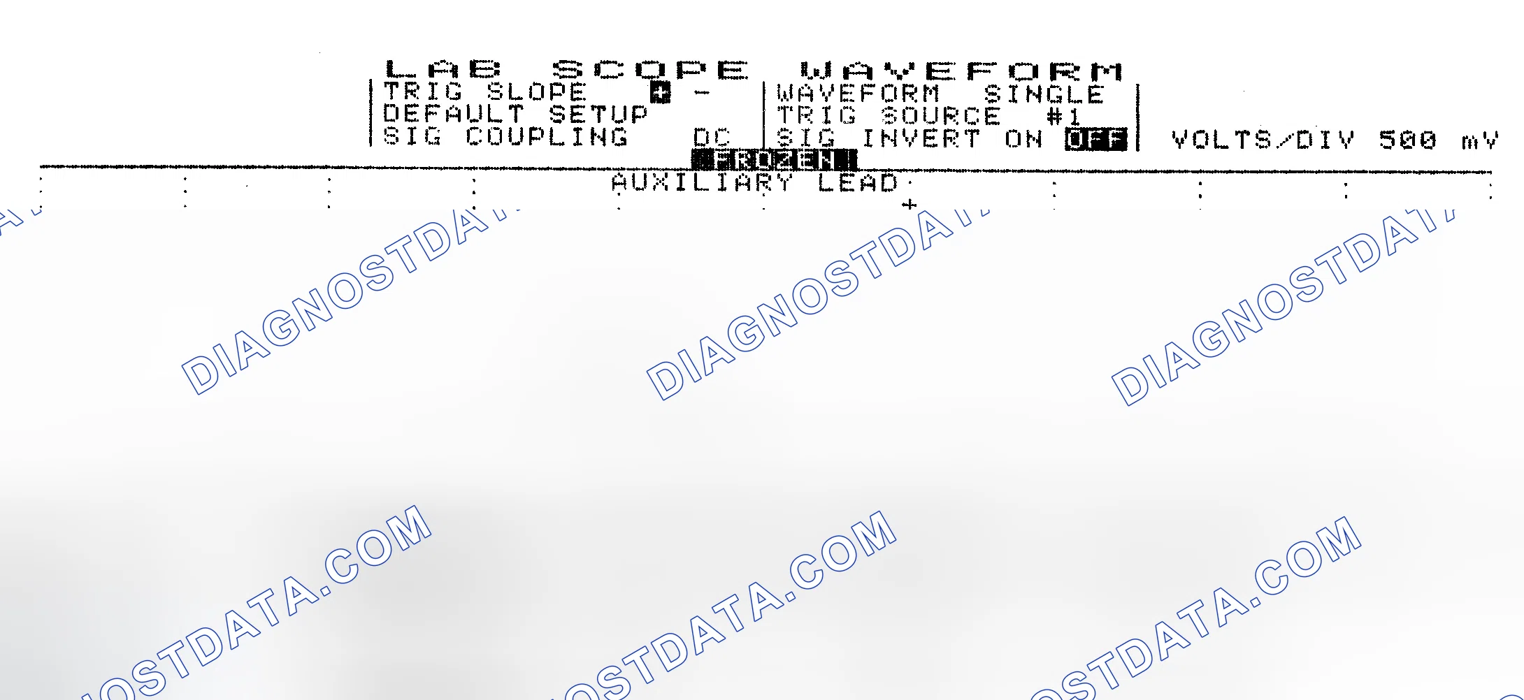 Scheme 10: Single Injector w/Excessive Current Flow - Current Pattern