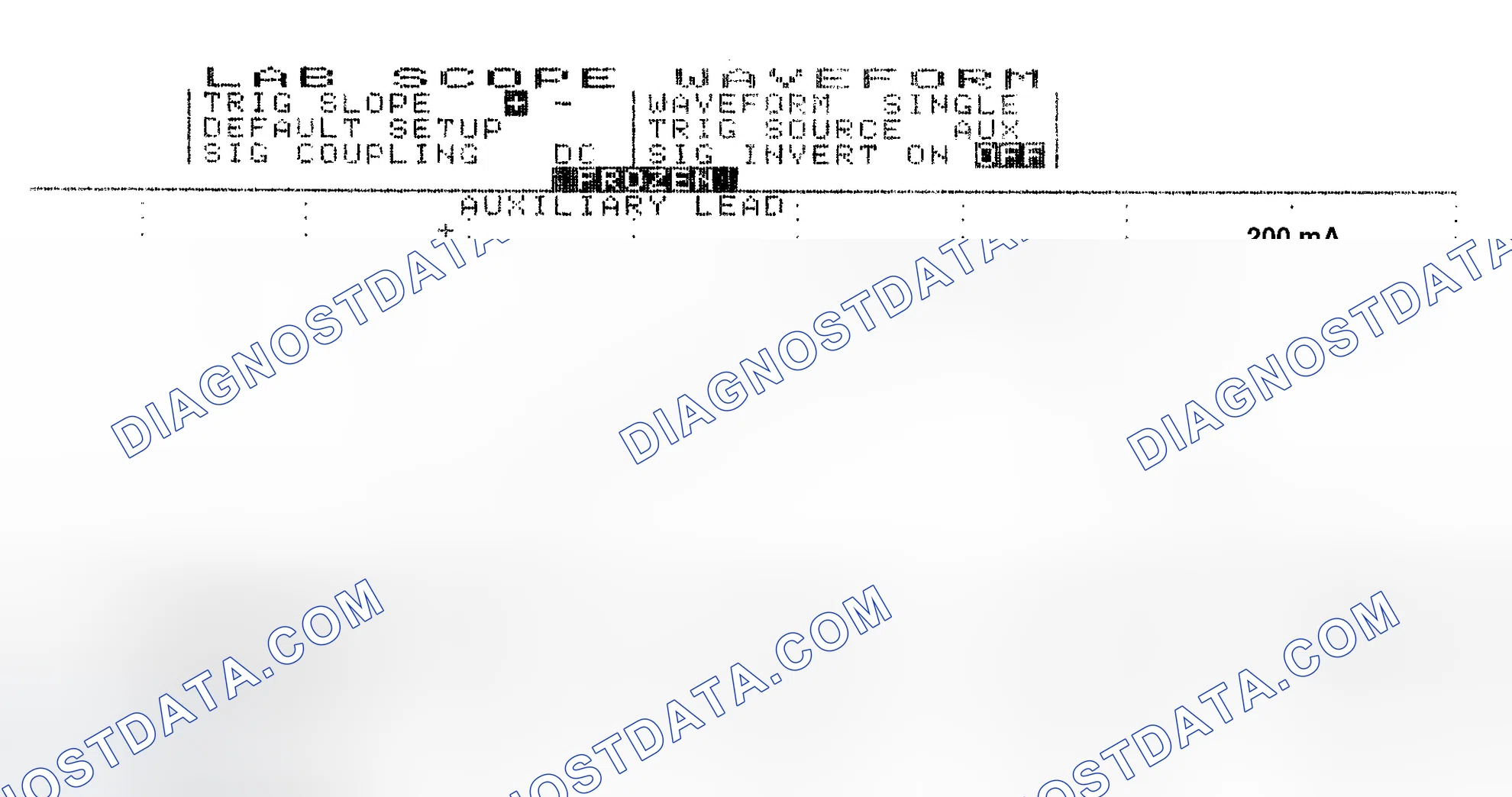 Scheme 13: Single Injector w/Normal Current Flow - Current Pattern