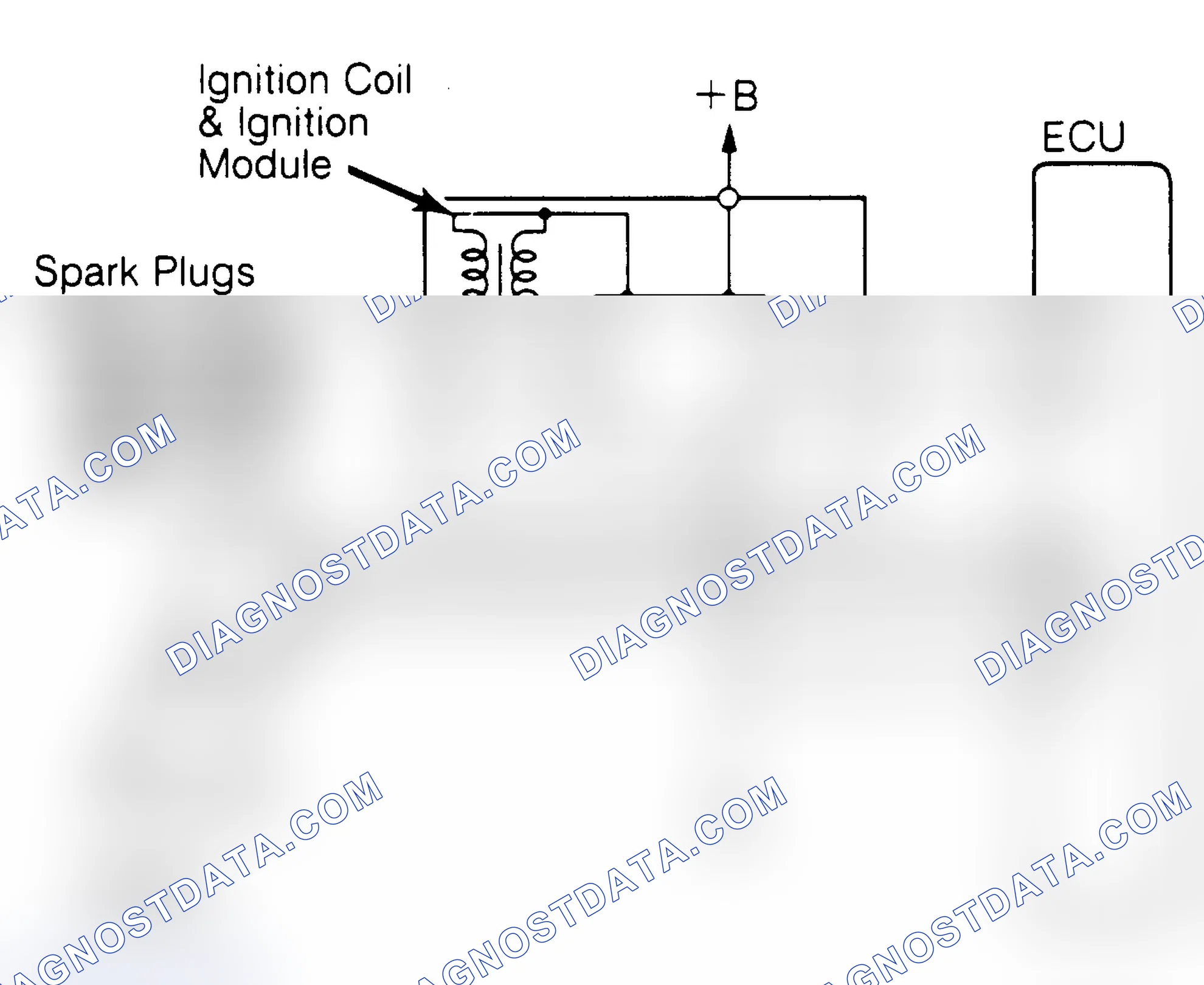 Scheme 1: Toyota Cressida ESA Ignition System Circuit Circuit on other models is similar.