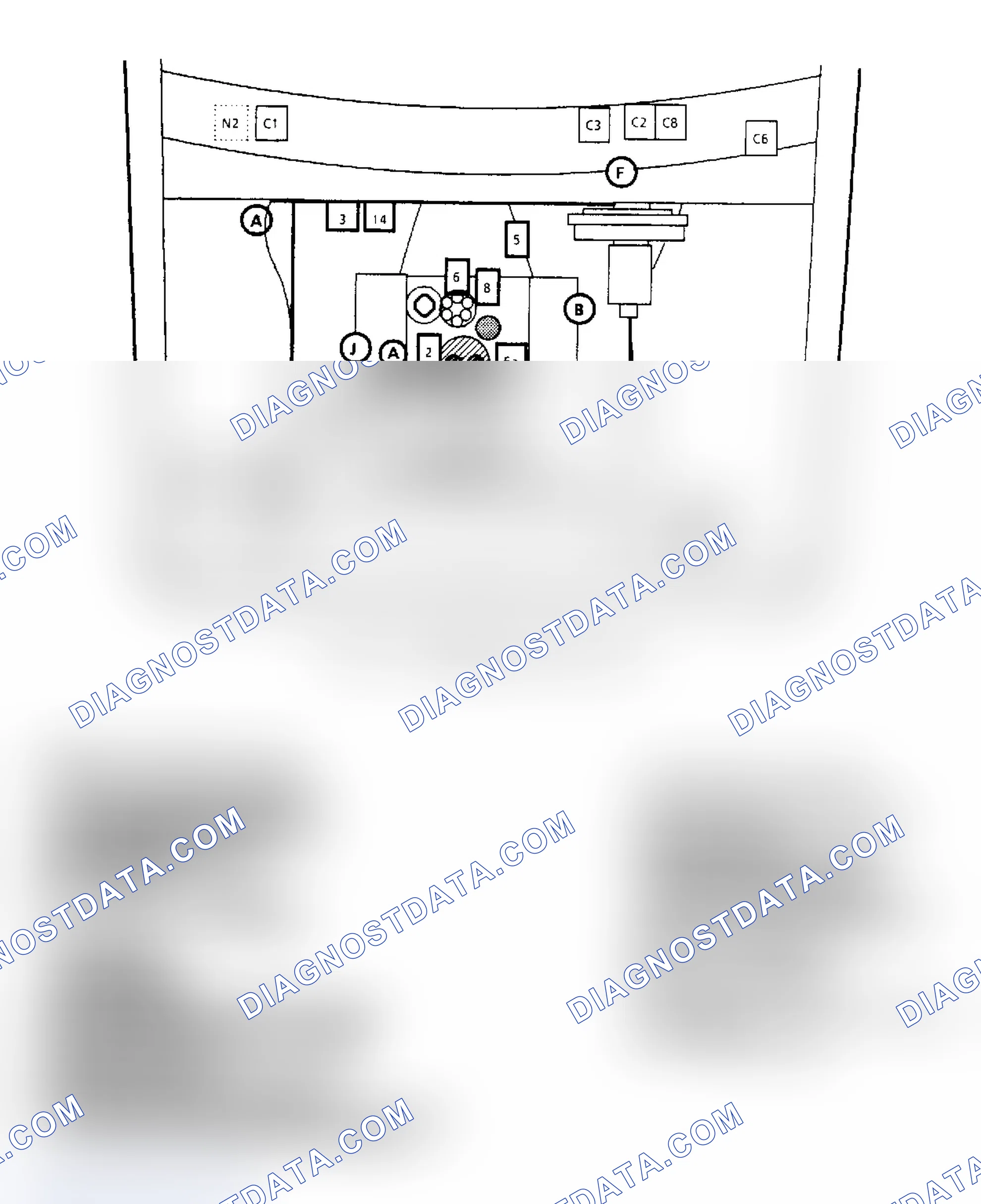Scheme 147: Component Locations for "C/K" Series 5.0L & 5.7L