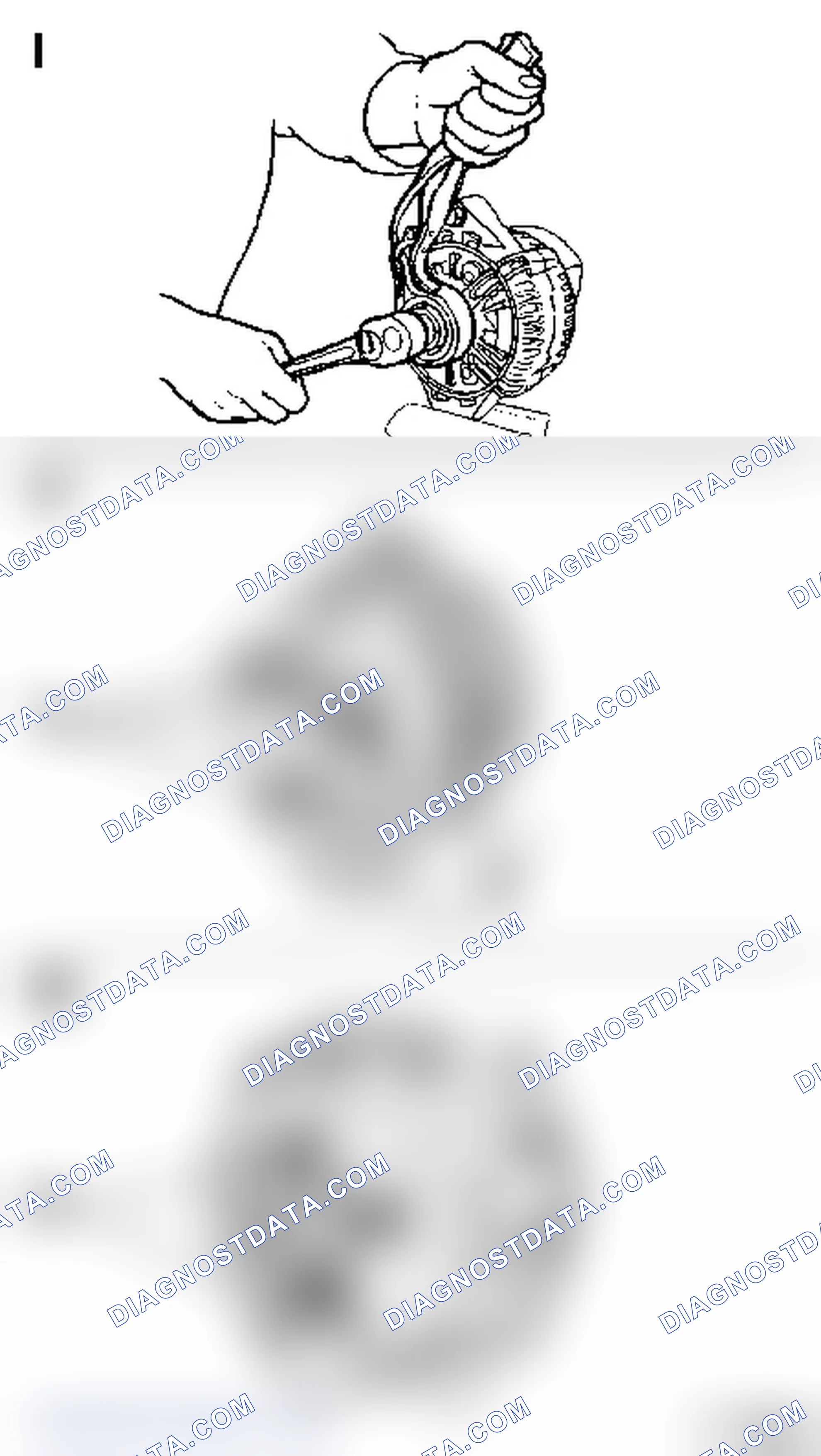 Compact Alternator, Disassemble (Bosch) (Bosch)
