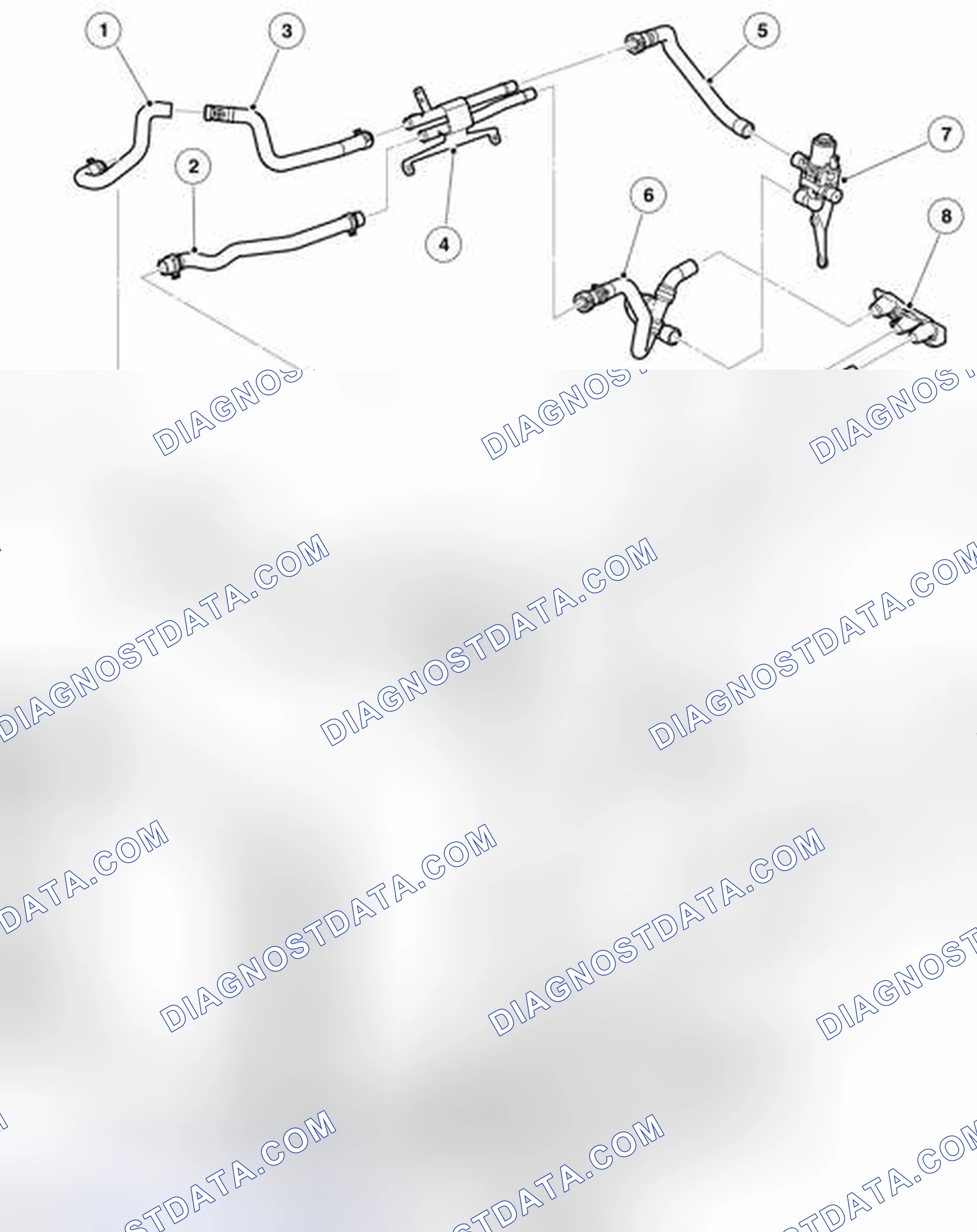 Scheme 52: COOLING SYSTEM COMPONENT LAYOUT - 1 OF 2
