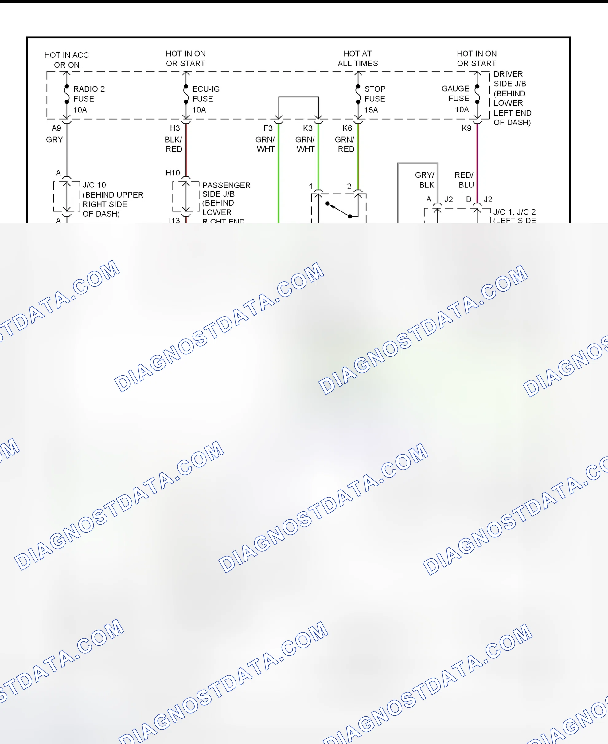 Scheme 313: Shift Interlock System Wiring Diagram (2002 - Lexus IS300)