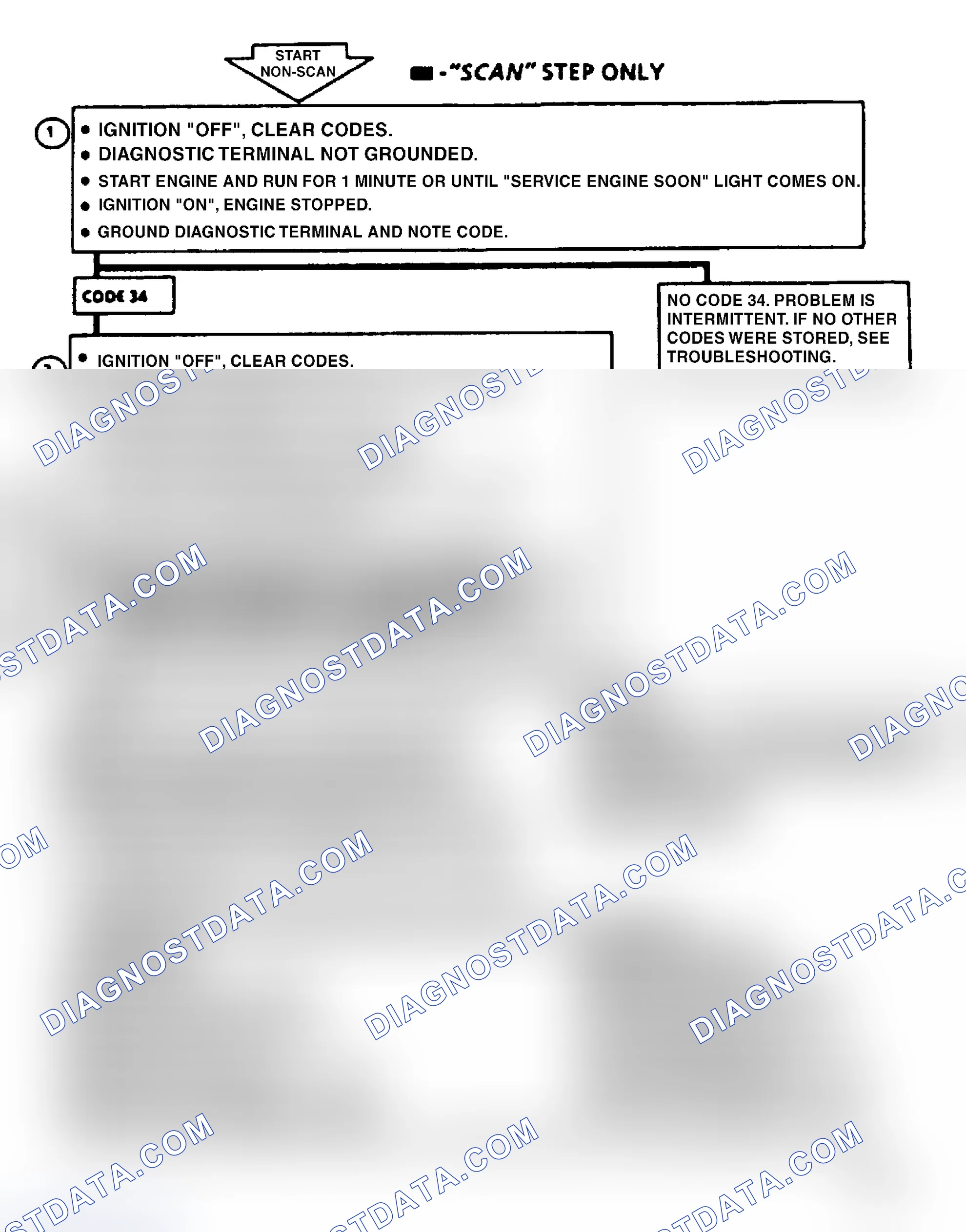 Scheme 54: Code 34, MAP Sensor (Signal Voltage Low)