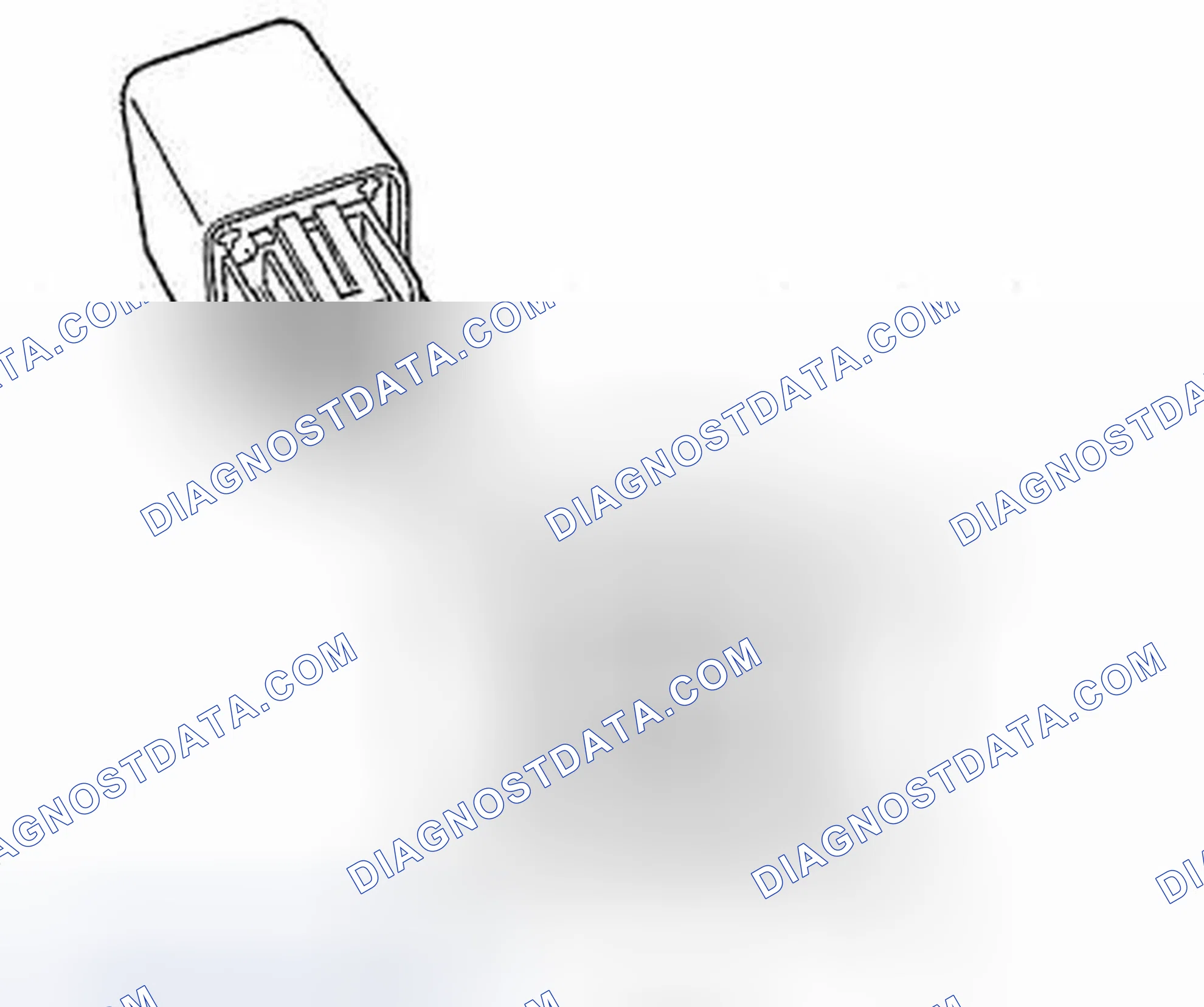 Scheme 5: Check Continuity Between Terminals (Front Blower Motor Relay, Type 1)